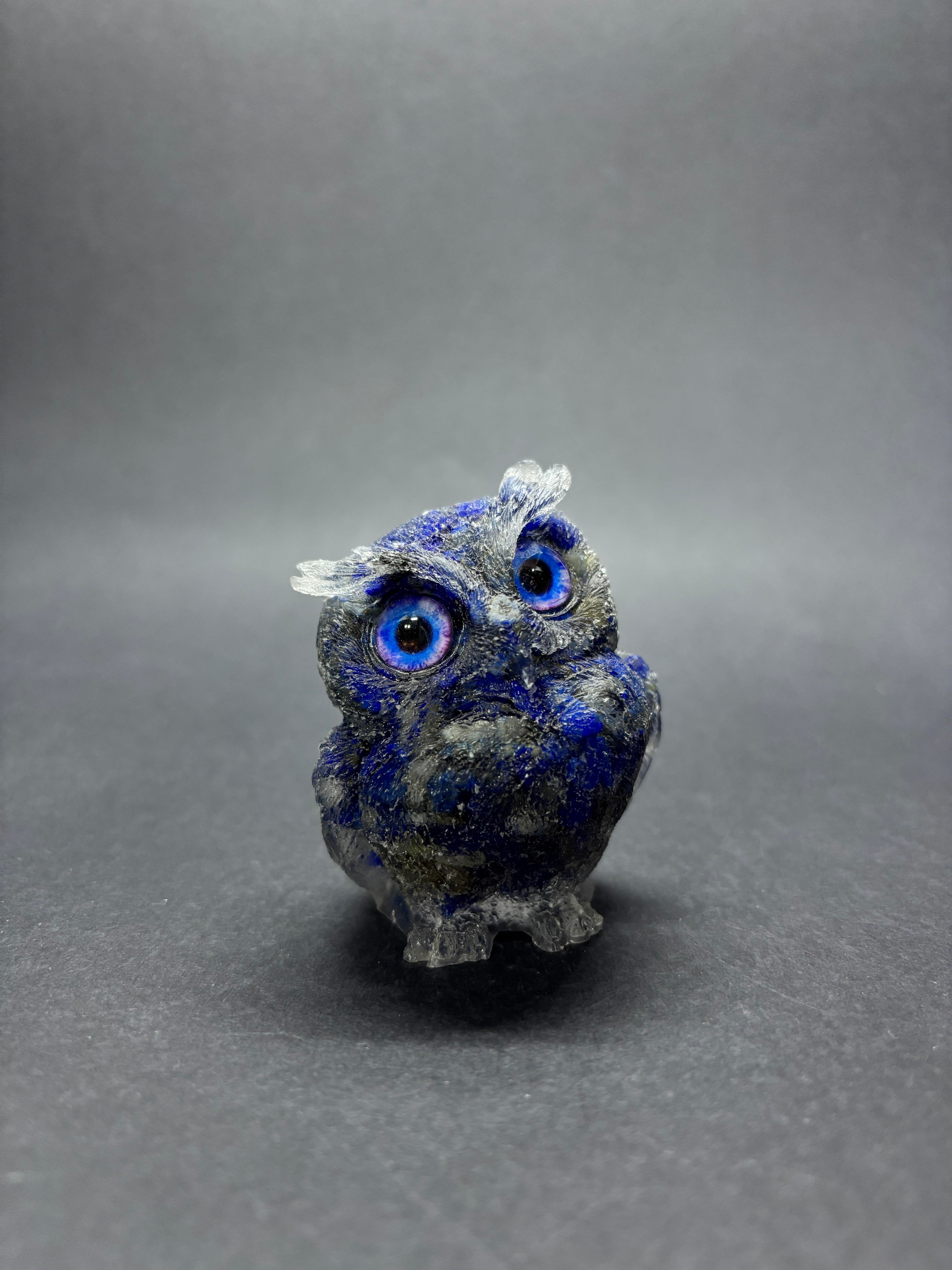 LAPİS LAZULİ BAYKUŞ ORGONİTİ