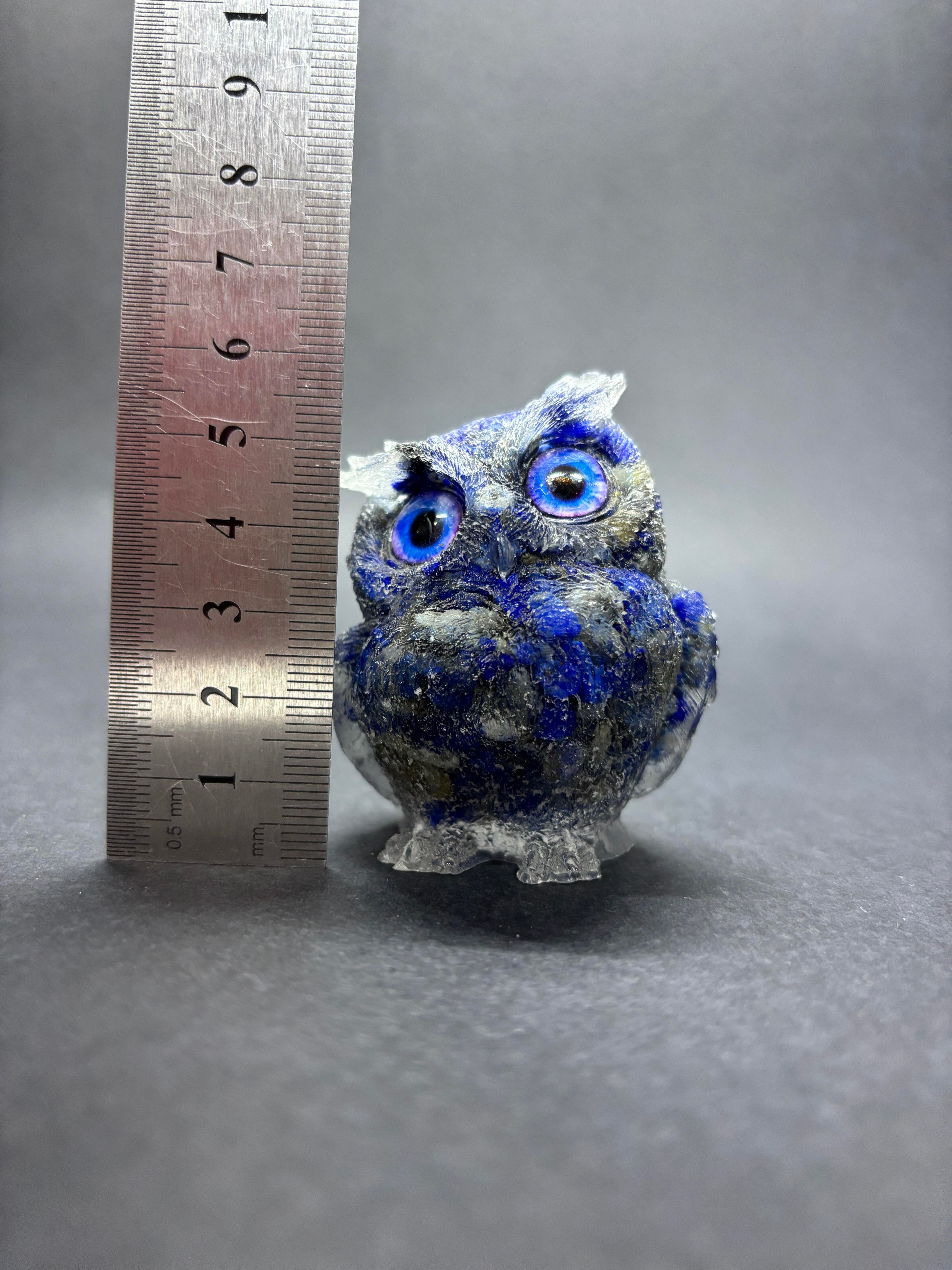 LAPİS LAZULİ BAYKUŞ ORGONİTİ