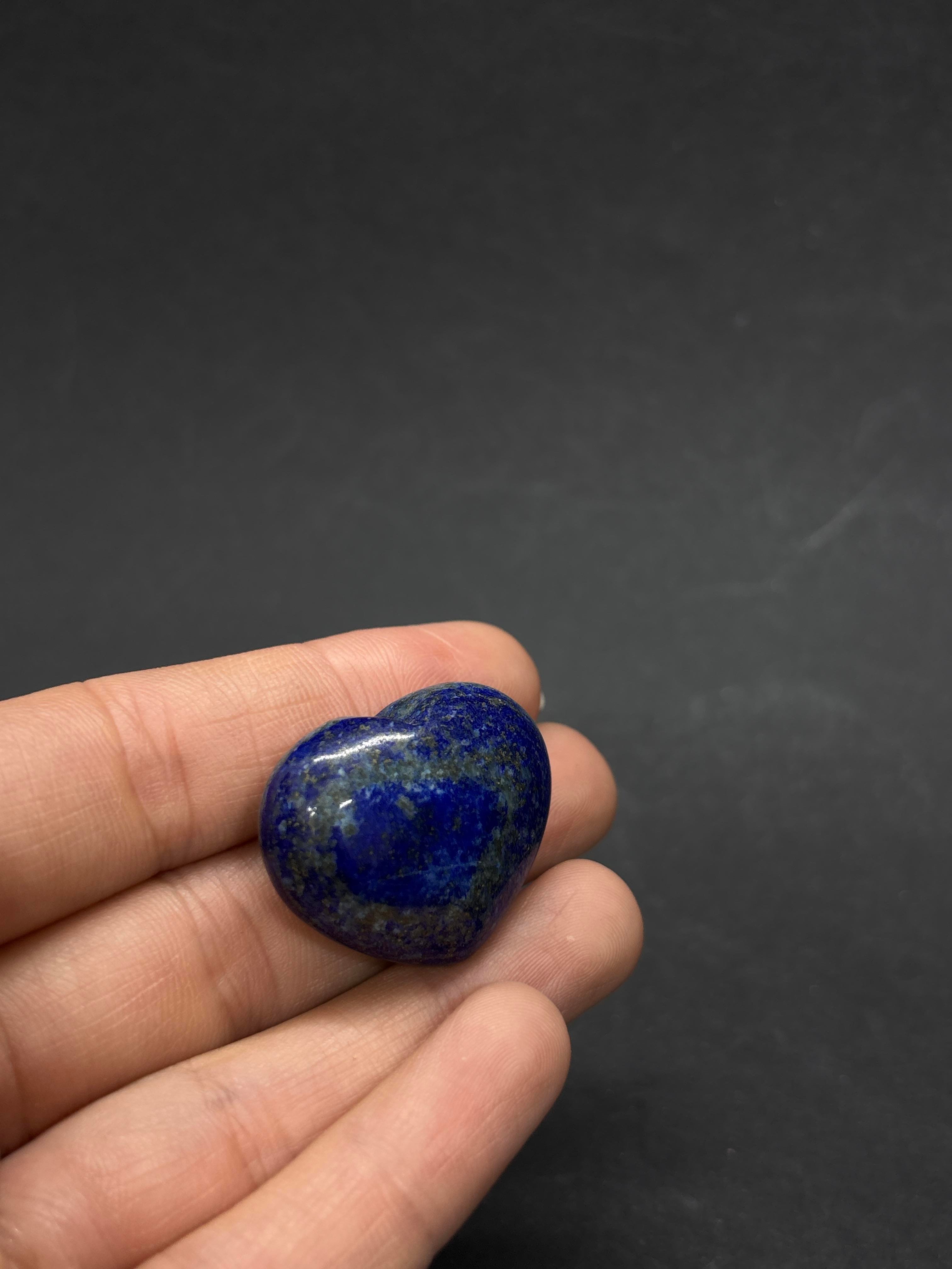 LAPİS LAZULİ KALP PALMSTONE DOĞALTAŞ
