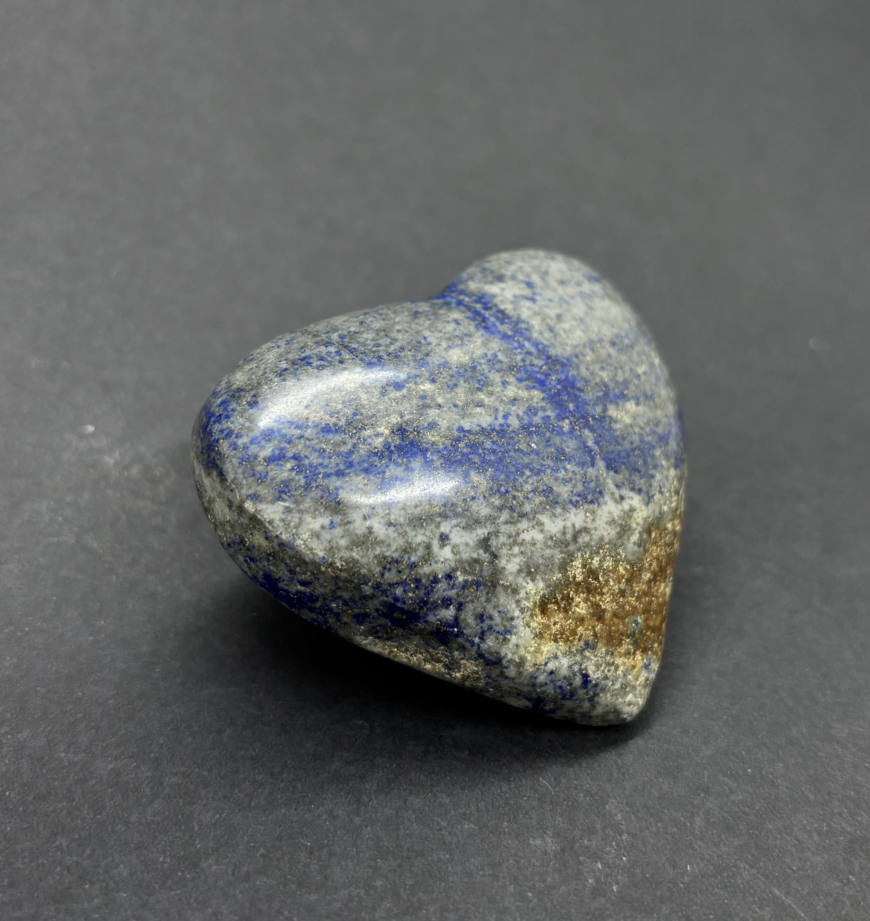 LAPİS LAZULİ KALP PALMSTONE DOĞALTAŞ