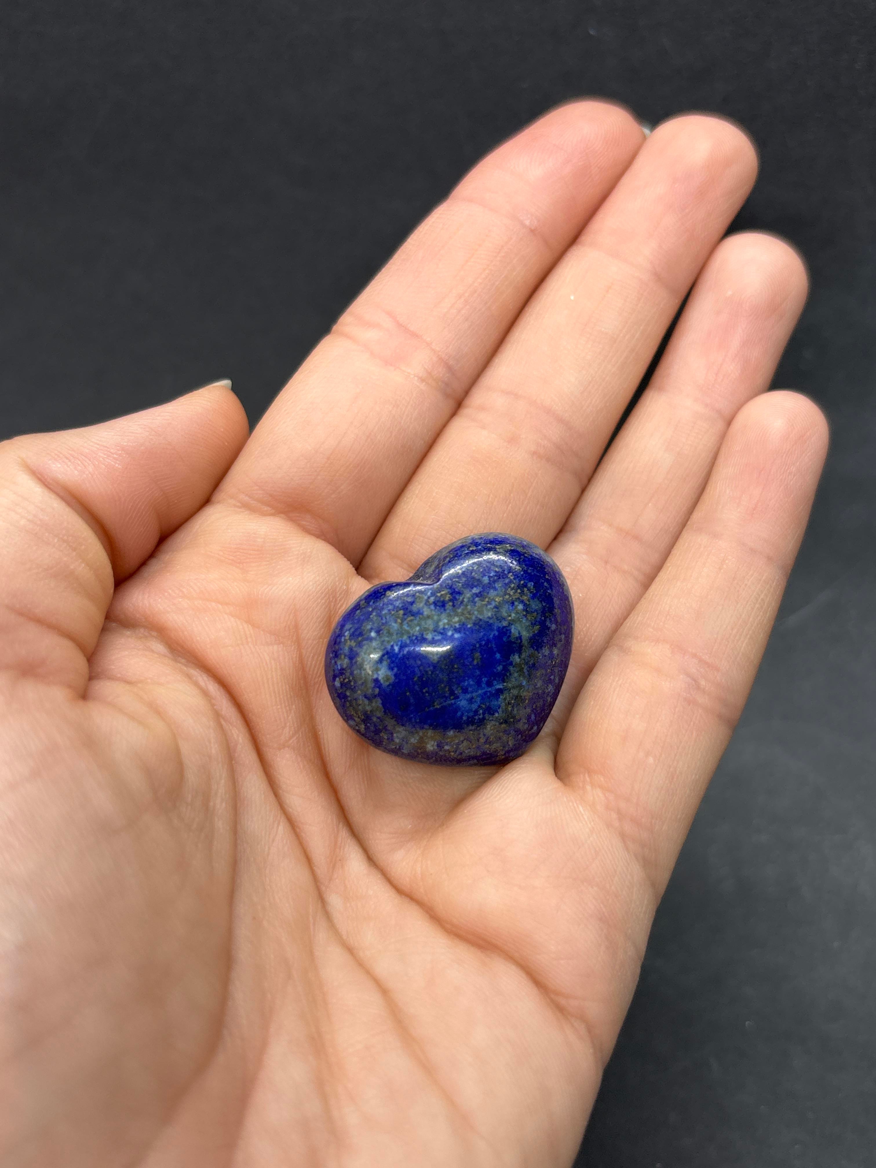 LAPİS LAZULİ KALP PALMSTONE DOĞALTAŞ