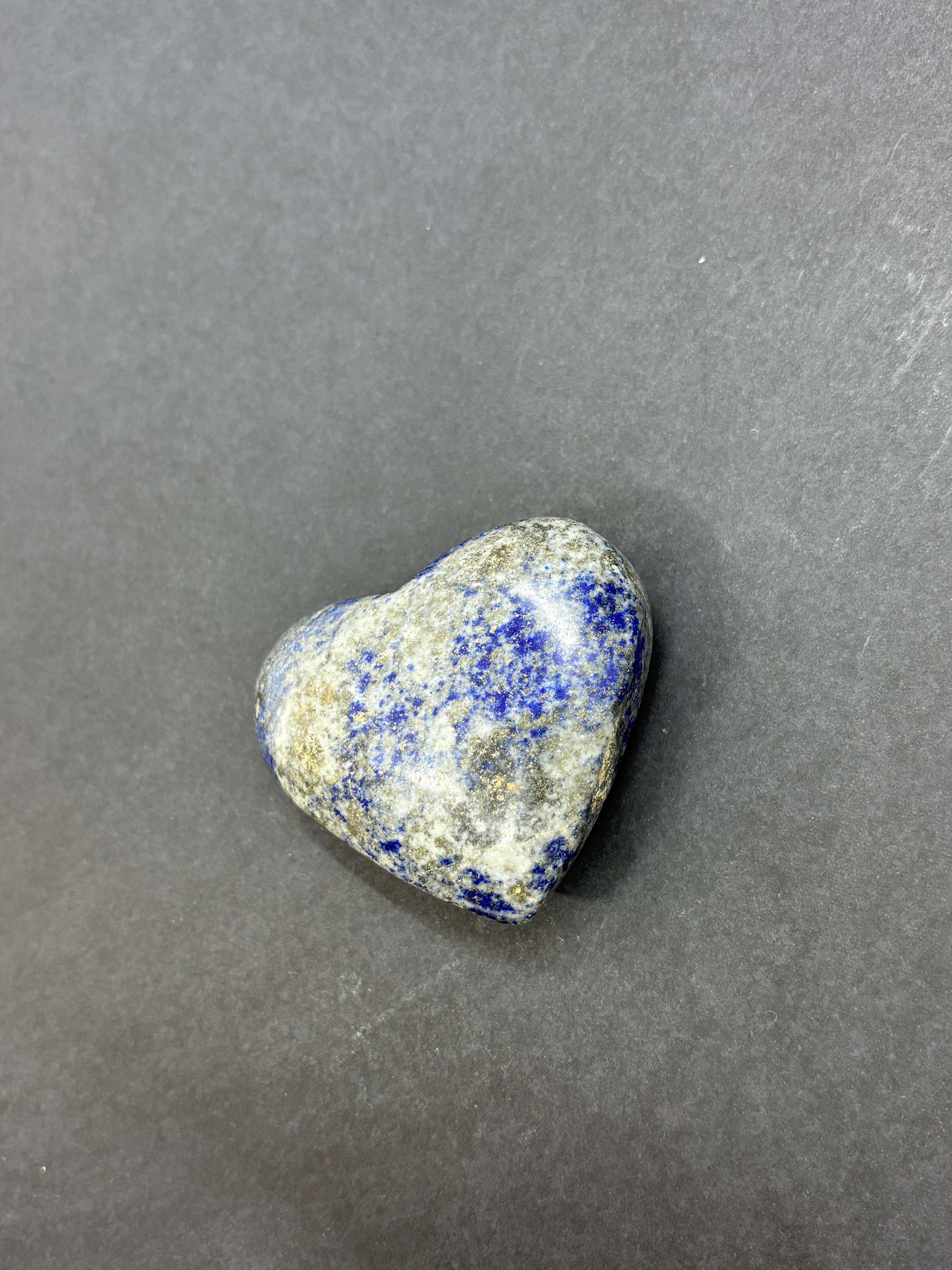 LAPİS LAZULİ KALP PALMSTONE DOĞALTAŞ