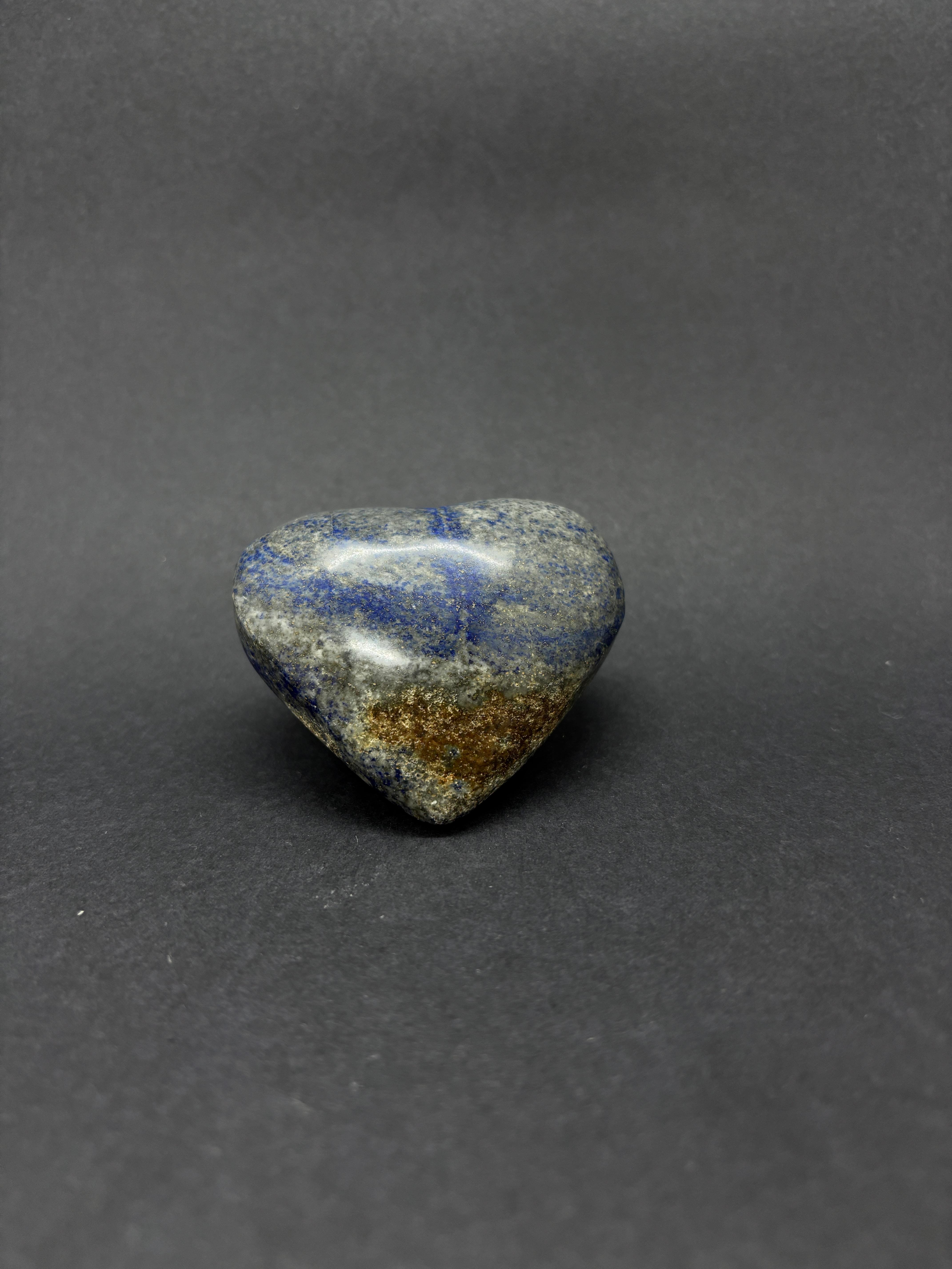 LAPİS LAZULİ KALP PALMSTONE DOĞALTAŞ