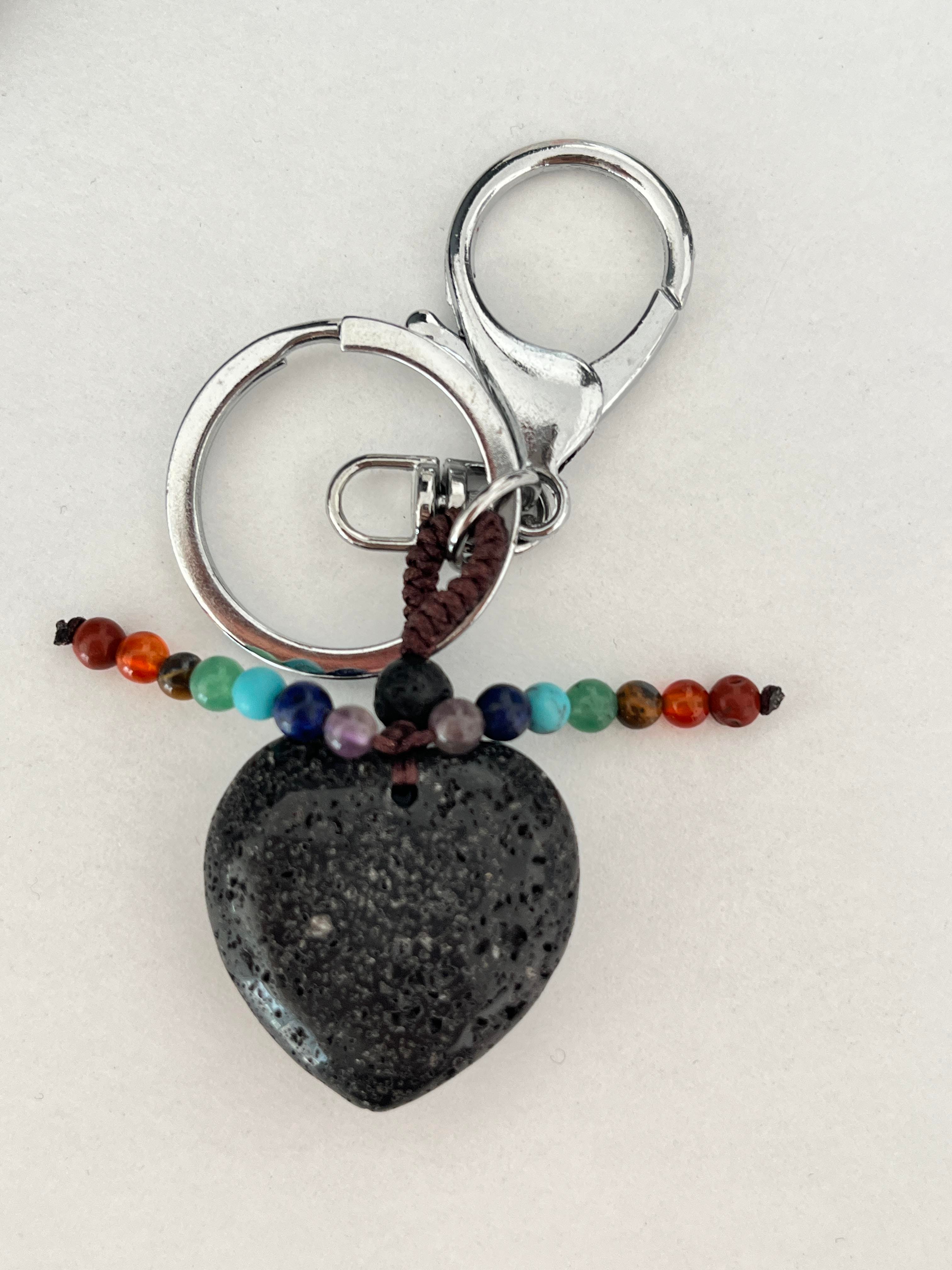 LAV DOĞALTAŞ ANAHTARLIK CHARM