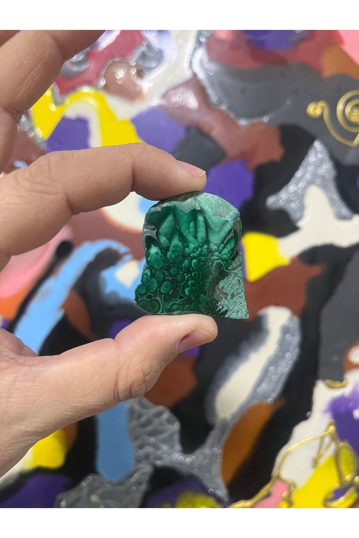 Malahit Doğaltaş Mineral