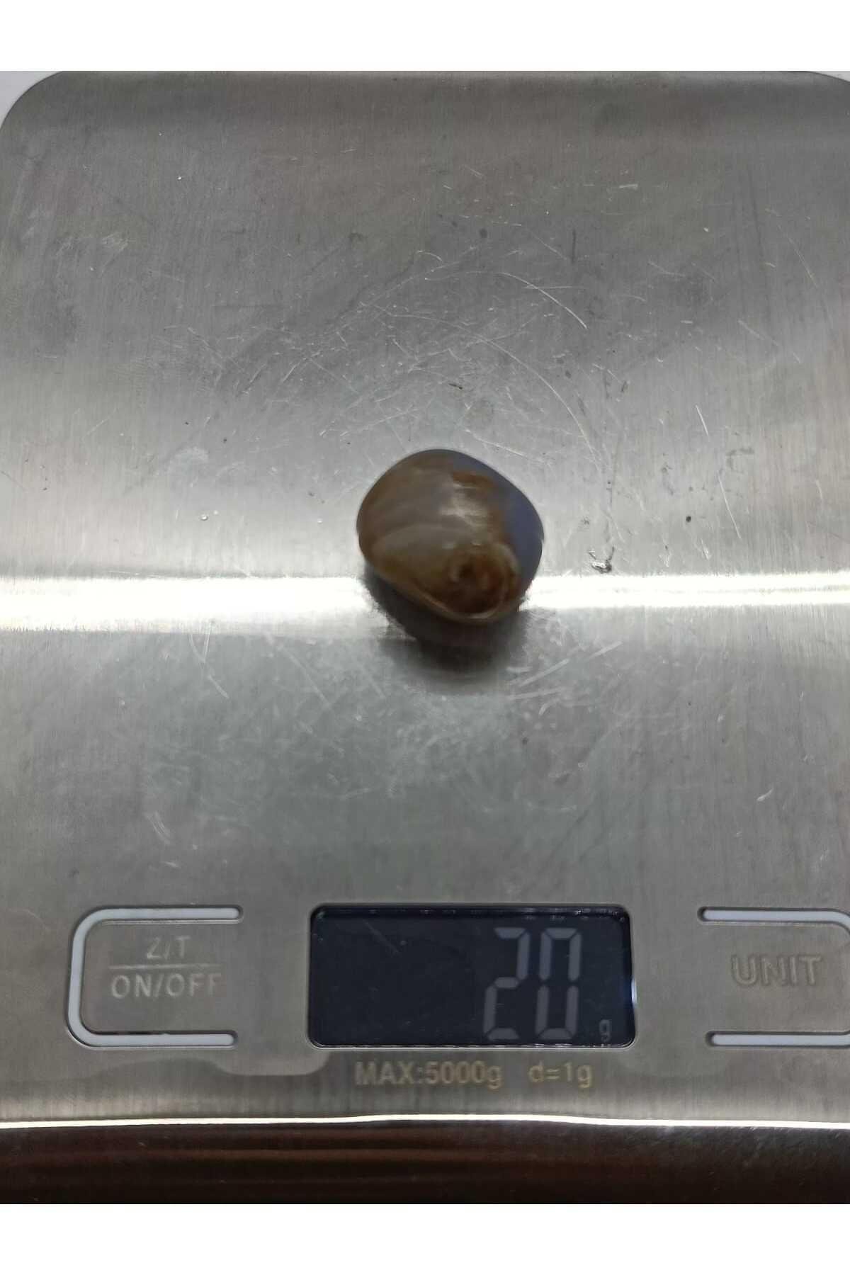 Mavi Kalsedon Oval Doğaltaş Ham Kütle