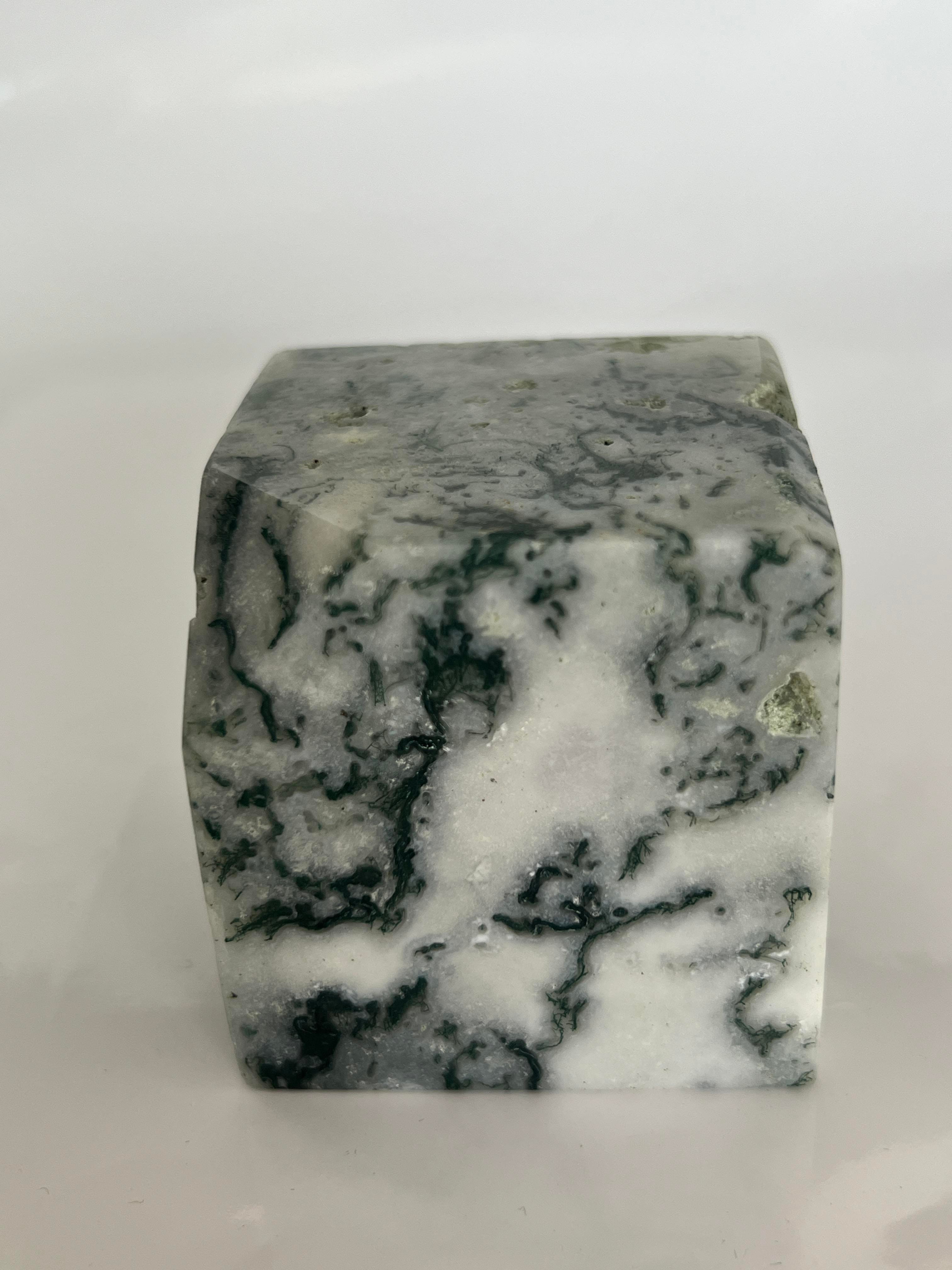 MOSS AGAT DOĞALTAŞ KÜP 5,5 CM