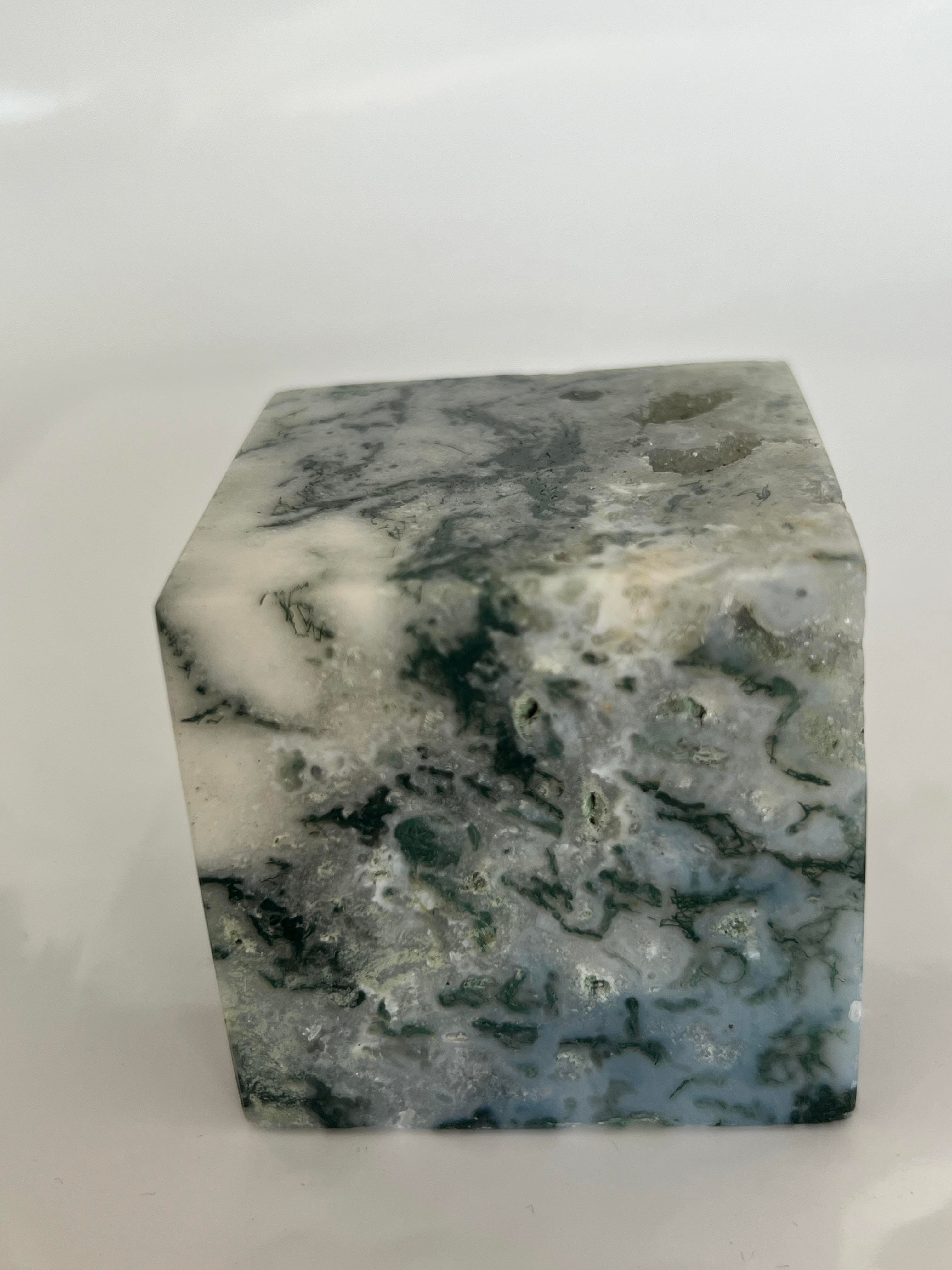 MOSS AGAT DOĞALTAŞ KÜP 5,5 CM