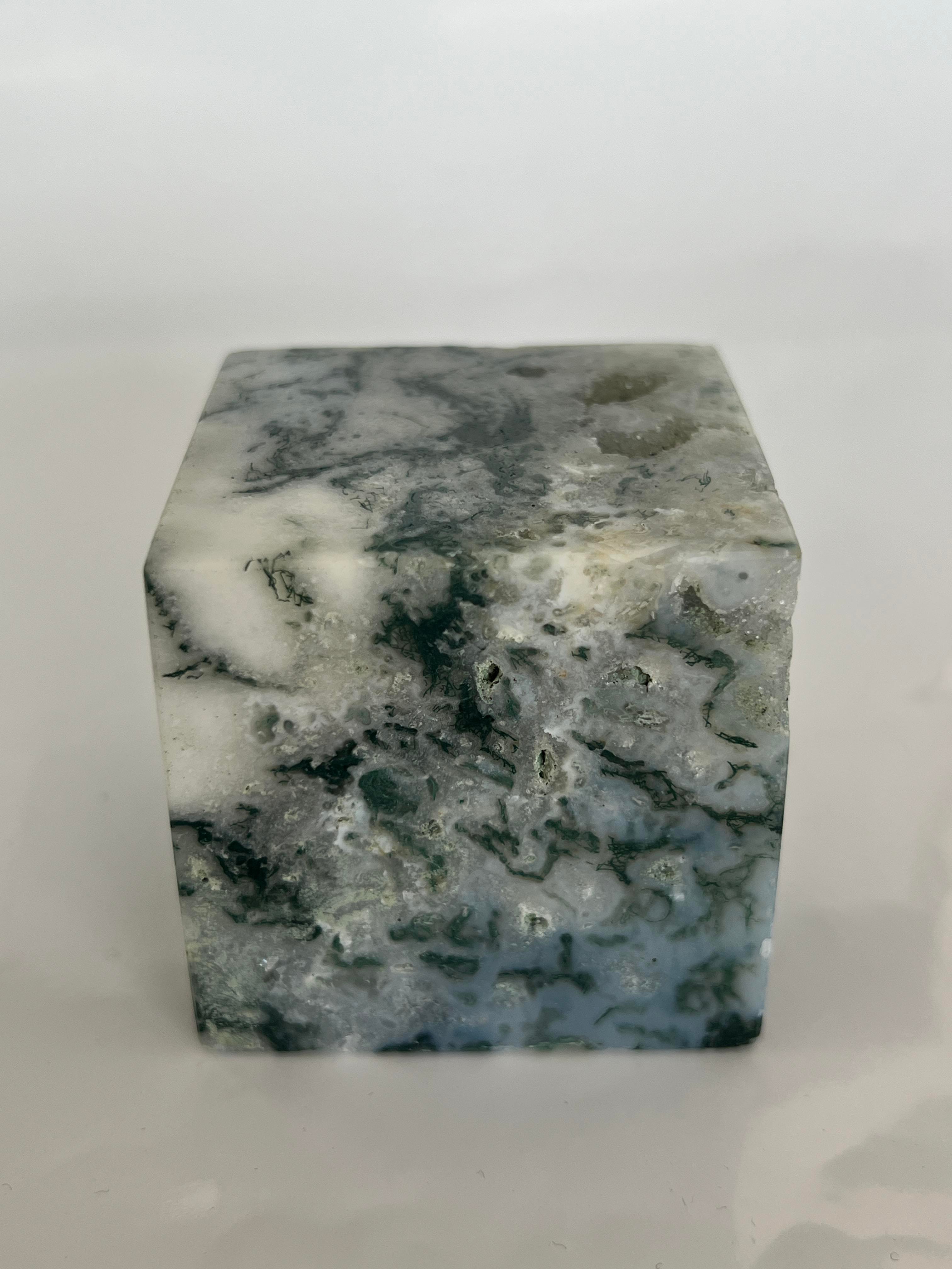 MOSS AGAT DOĞALTAŞ KÜP 5,5 CM