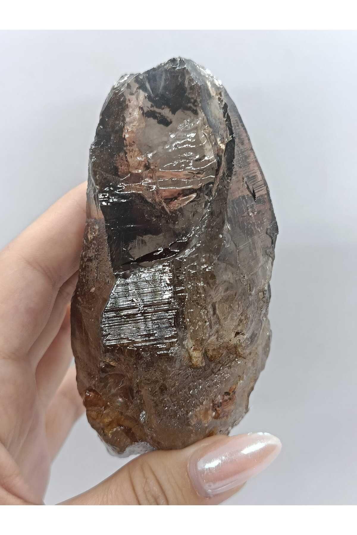 Muhteşem Dumanlı Kuvars Doğaltaş Kütle