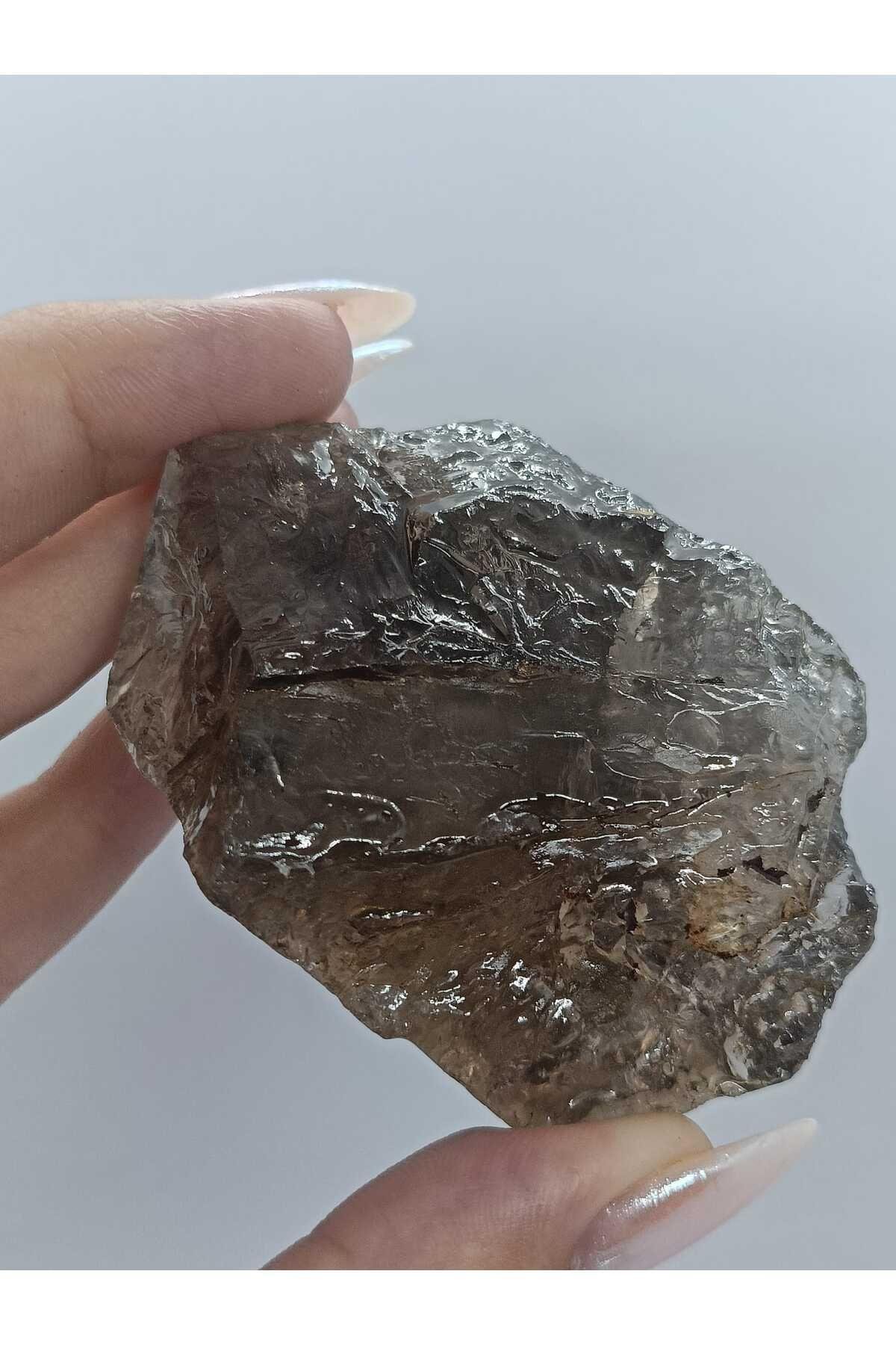 Muhteşem Dumanlı Kuvars Doğaltaş Kütle