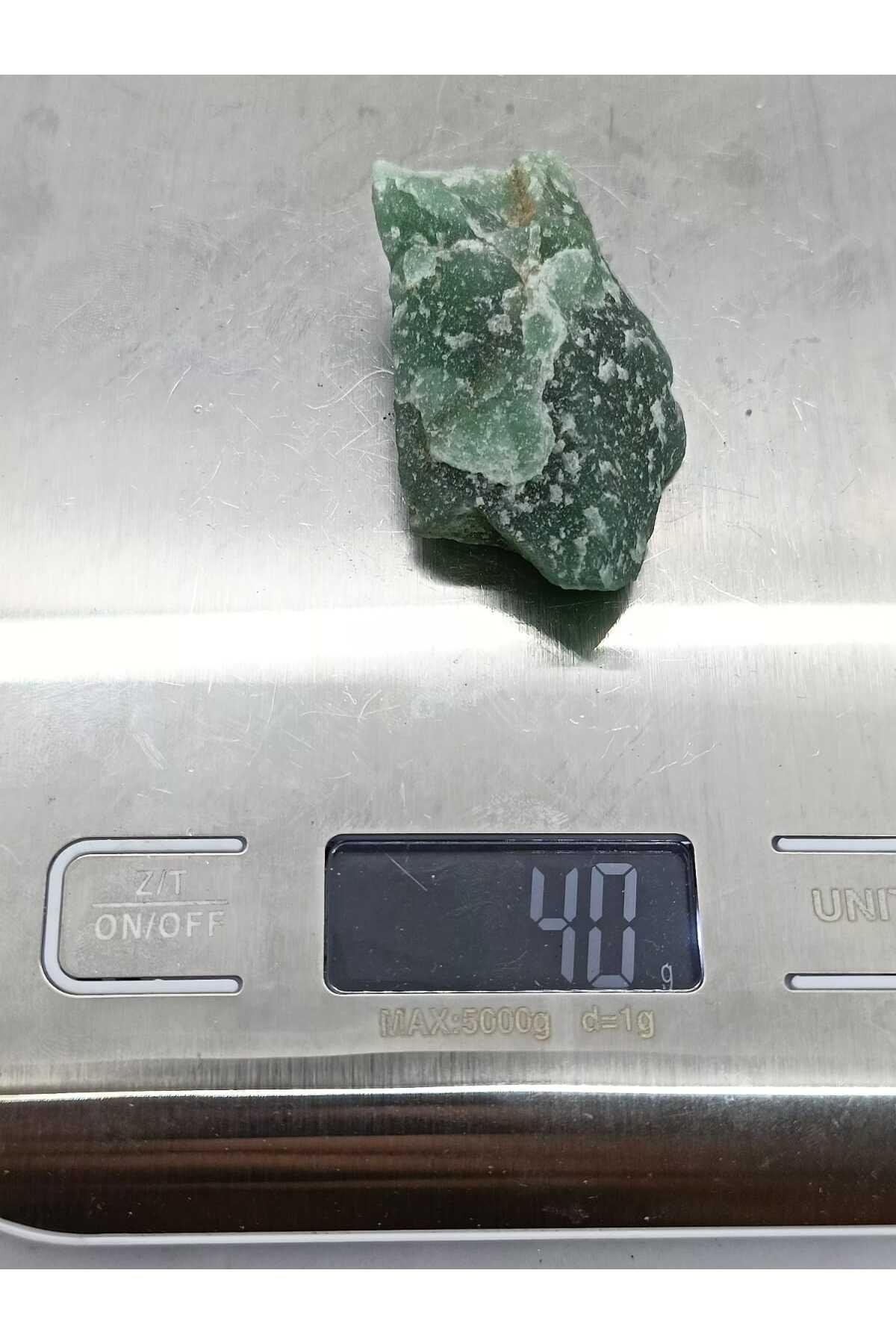 Muhteşem Yeşil Aventurin Doğaltaş Ham Kütle