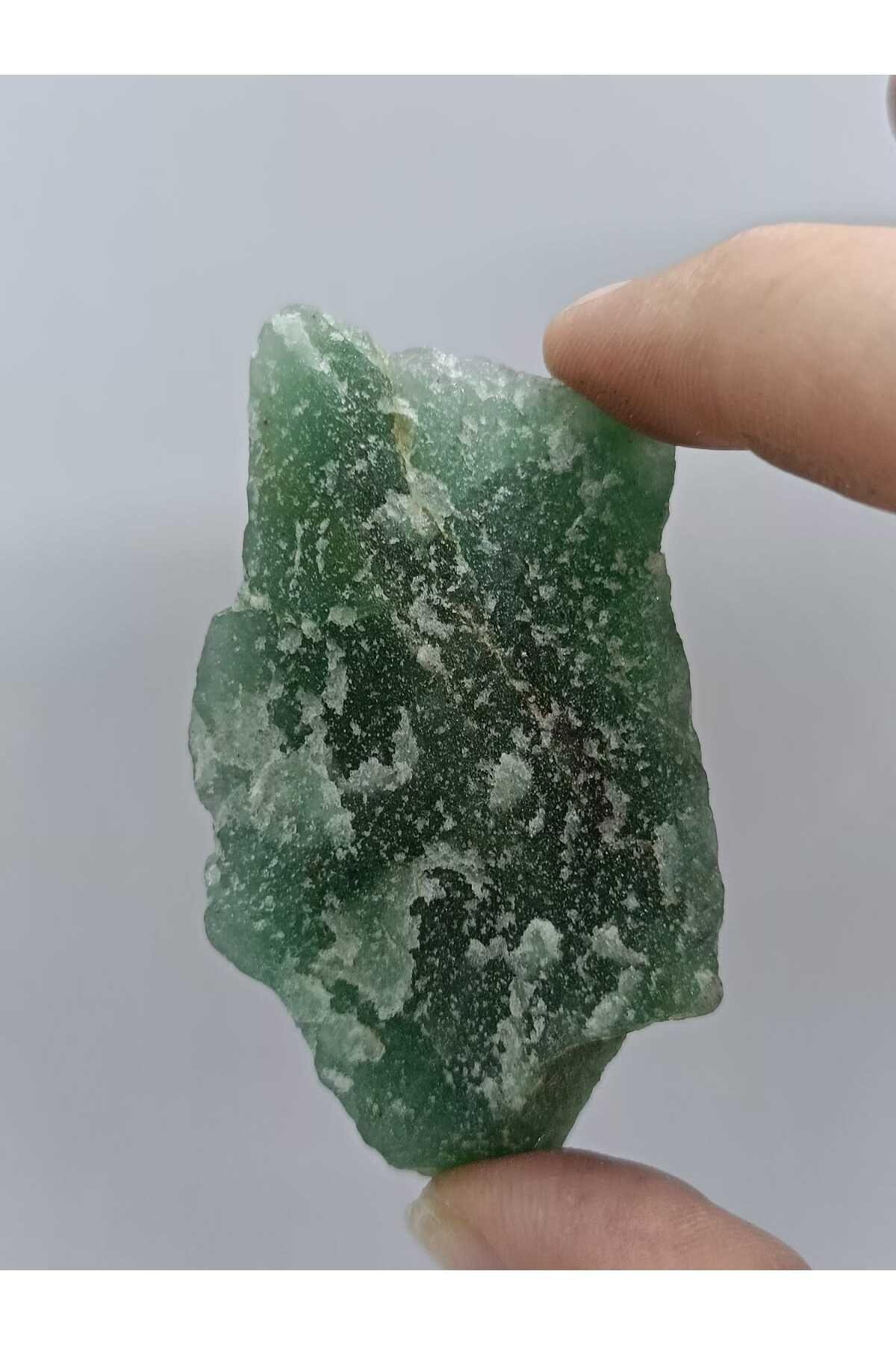 Muhteşem Yeşil Aventurin Doğaltaş Ham Kütle