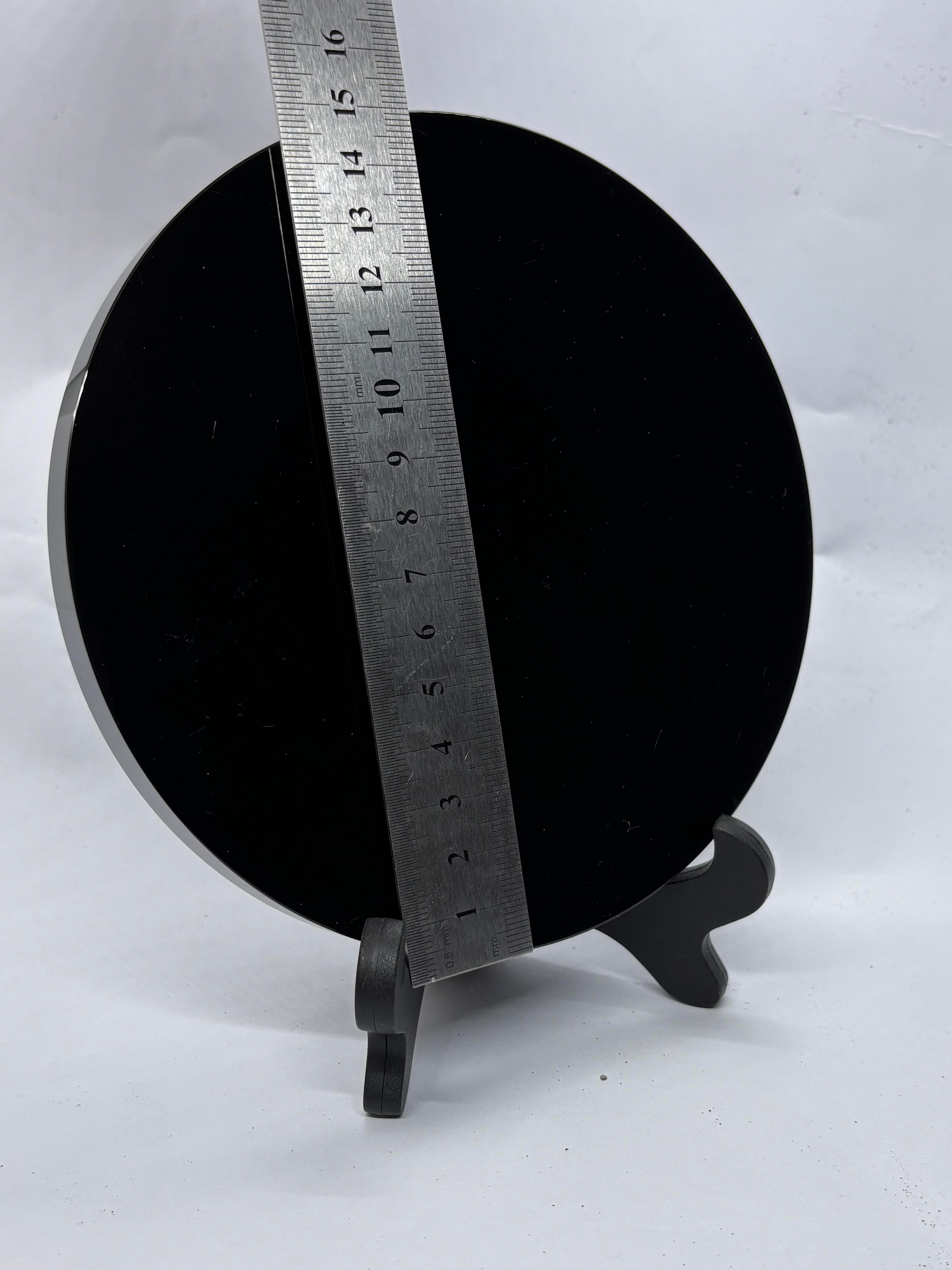 OBSİDYEN AYNA 15 CM