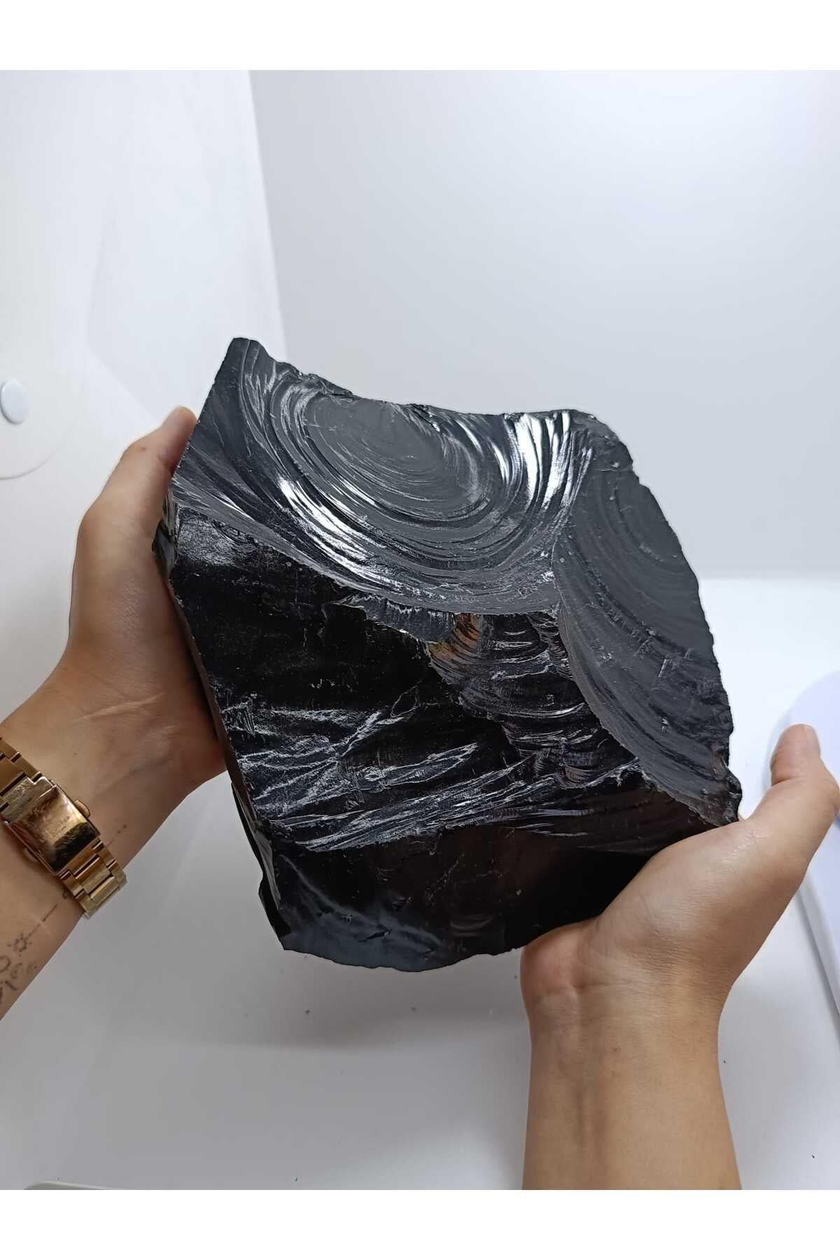 Obsidyen Duygu Taşı Doğaltaş Kütle