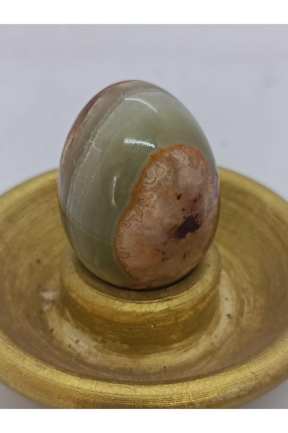 Oniks (Onyx) Yumurta Doğaltaş Kütle