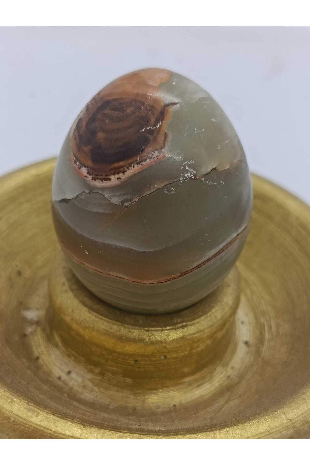 Oniks (Onyx) Yumurta Doğaltaş Kütle
