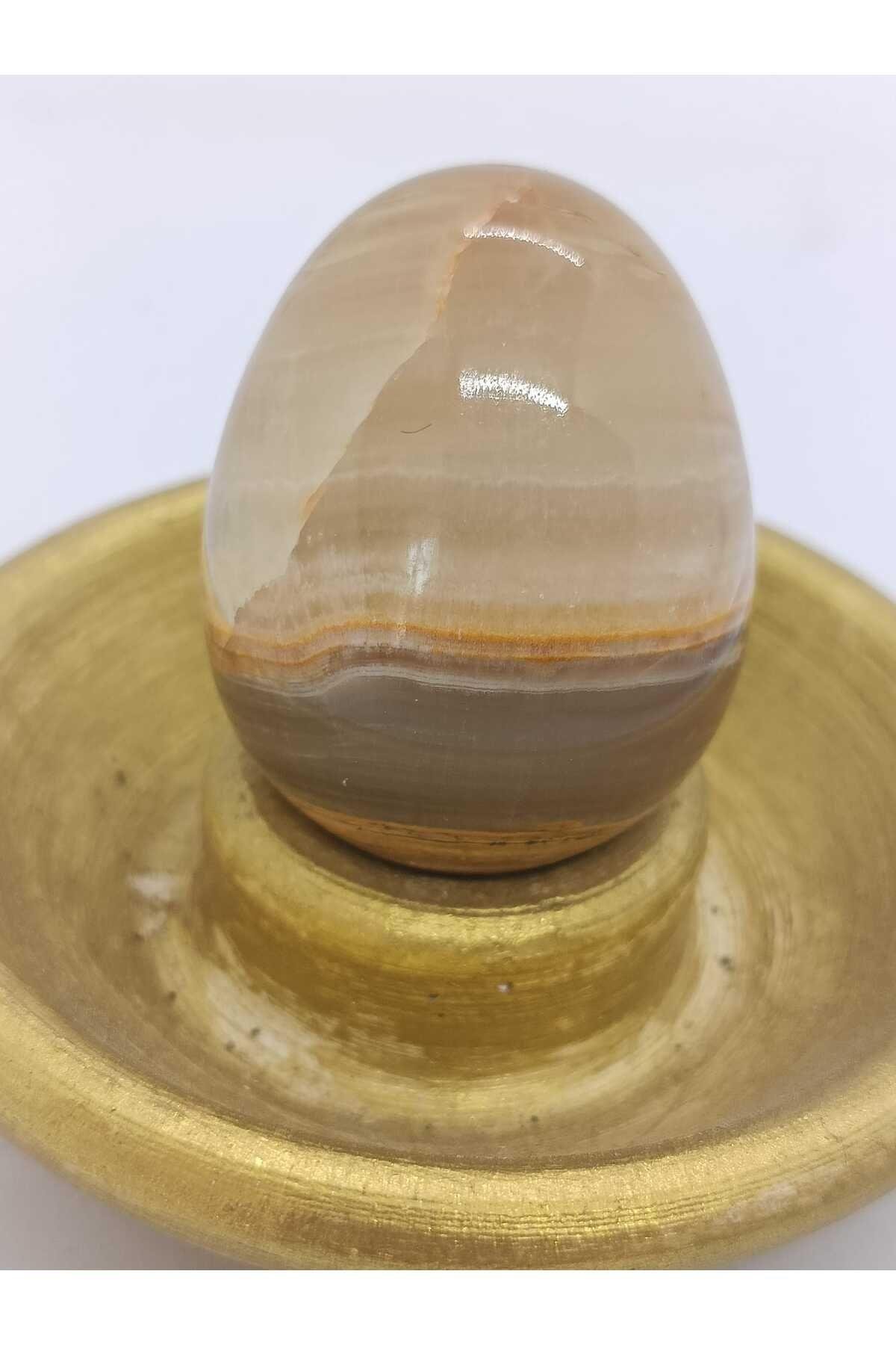 Oniks (Onyx) Yumurta Doğaltaş Kütle