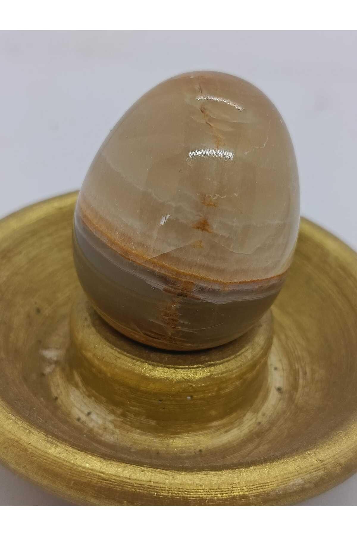 Oniks (Onyx) Yumurta Doğaltaş Kütle