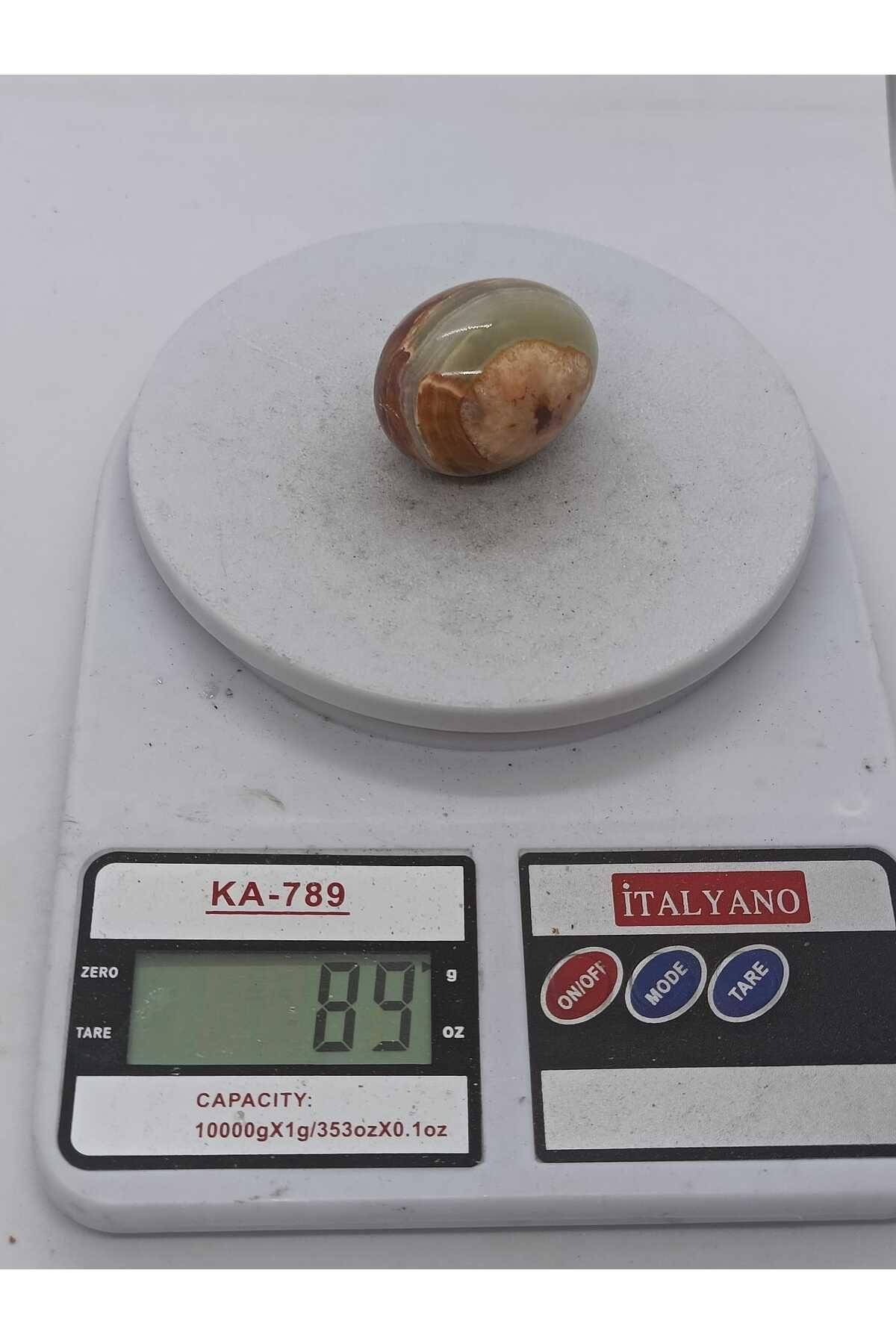 Oniks (Onyx) Yumurta Doğaltaş Kütle
