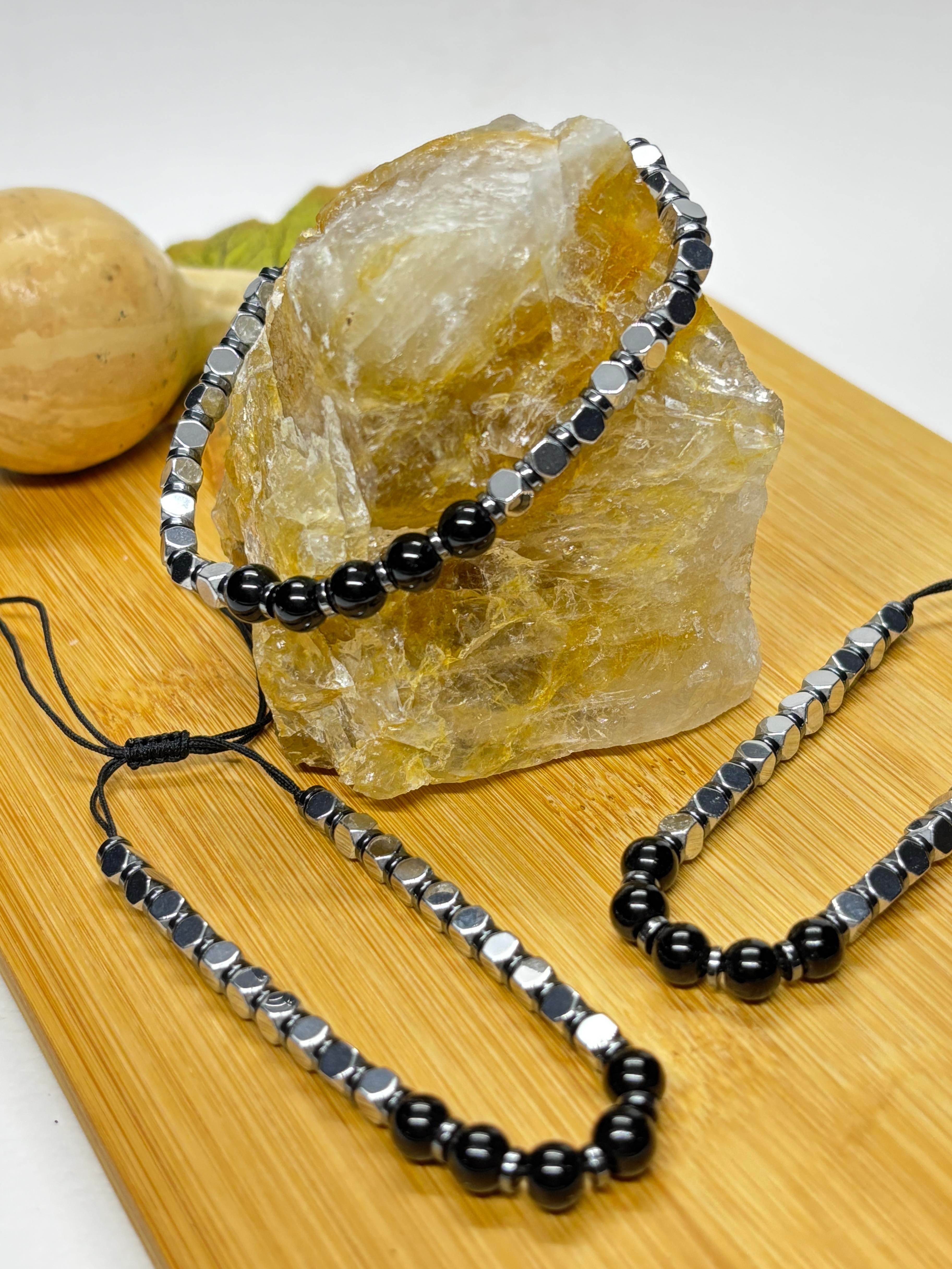 ONIX HEMATİT KORUMA KALKANI BİLEKLİK
