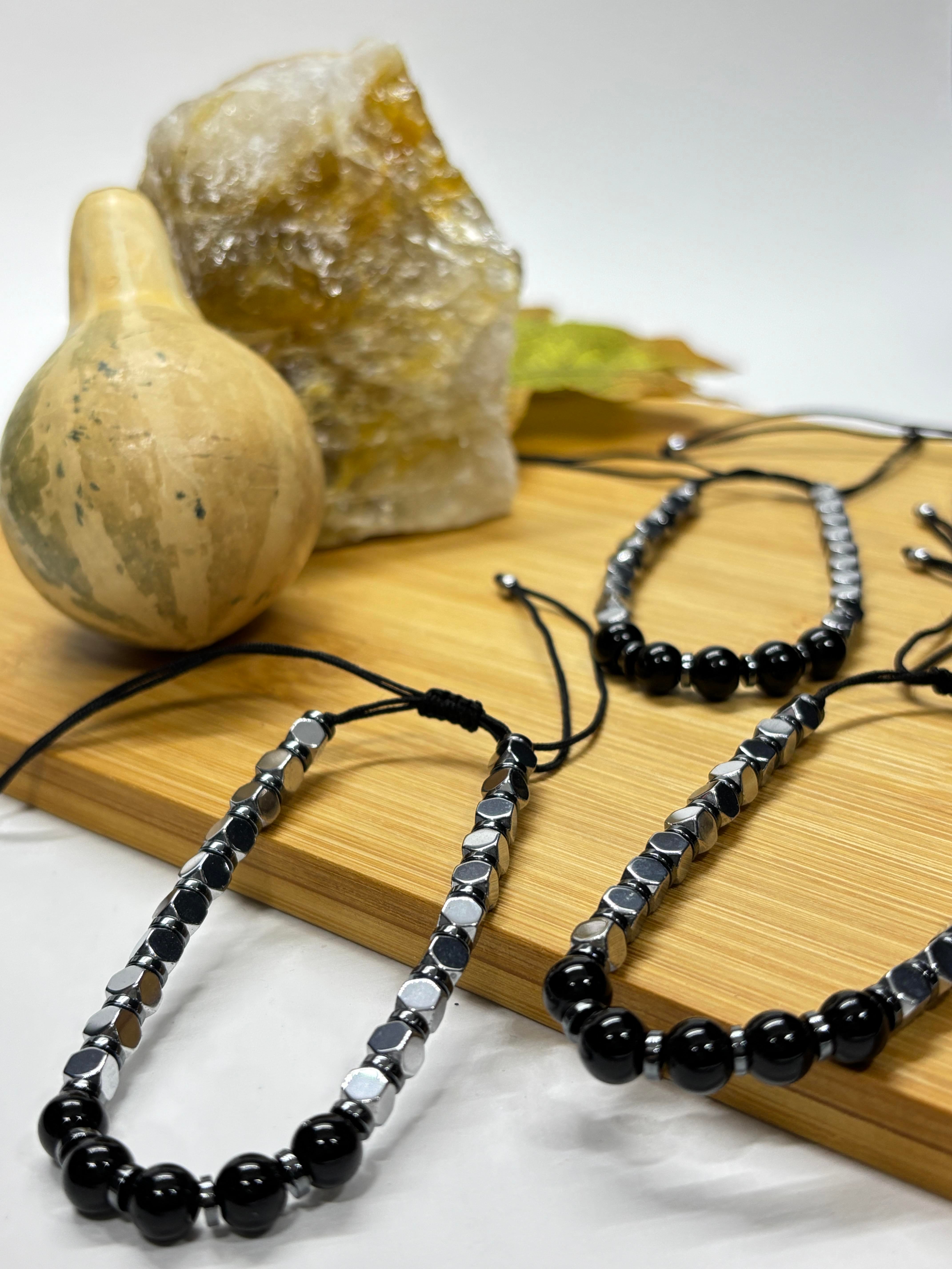ONIX HEMATİT KORUMA KALKANI BİLEKLİK