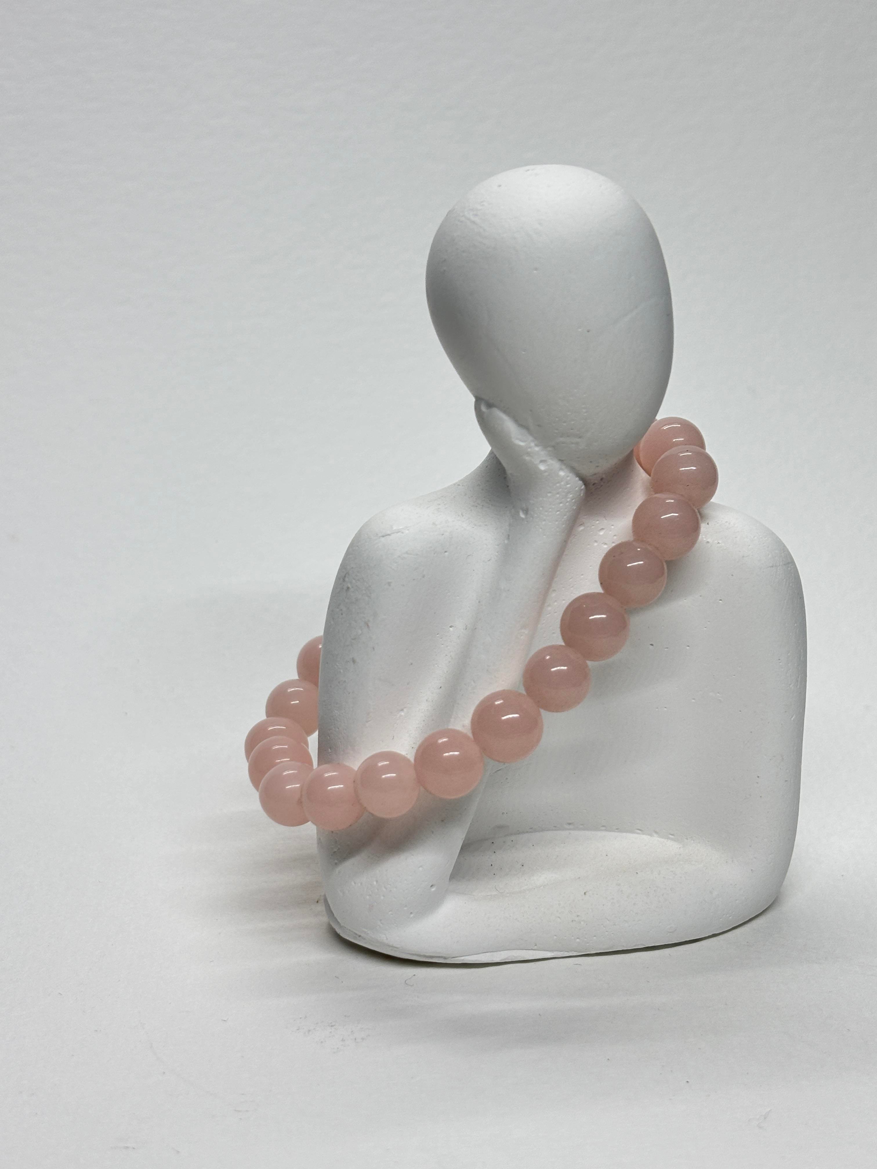 PEMBE KUVARS DOĞALTAŞ BİLEKLİK