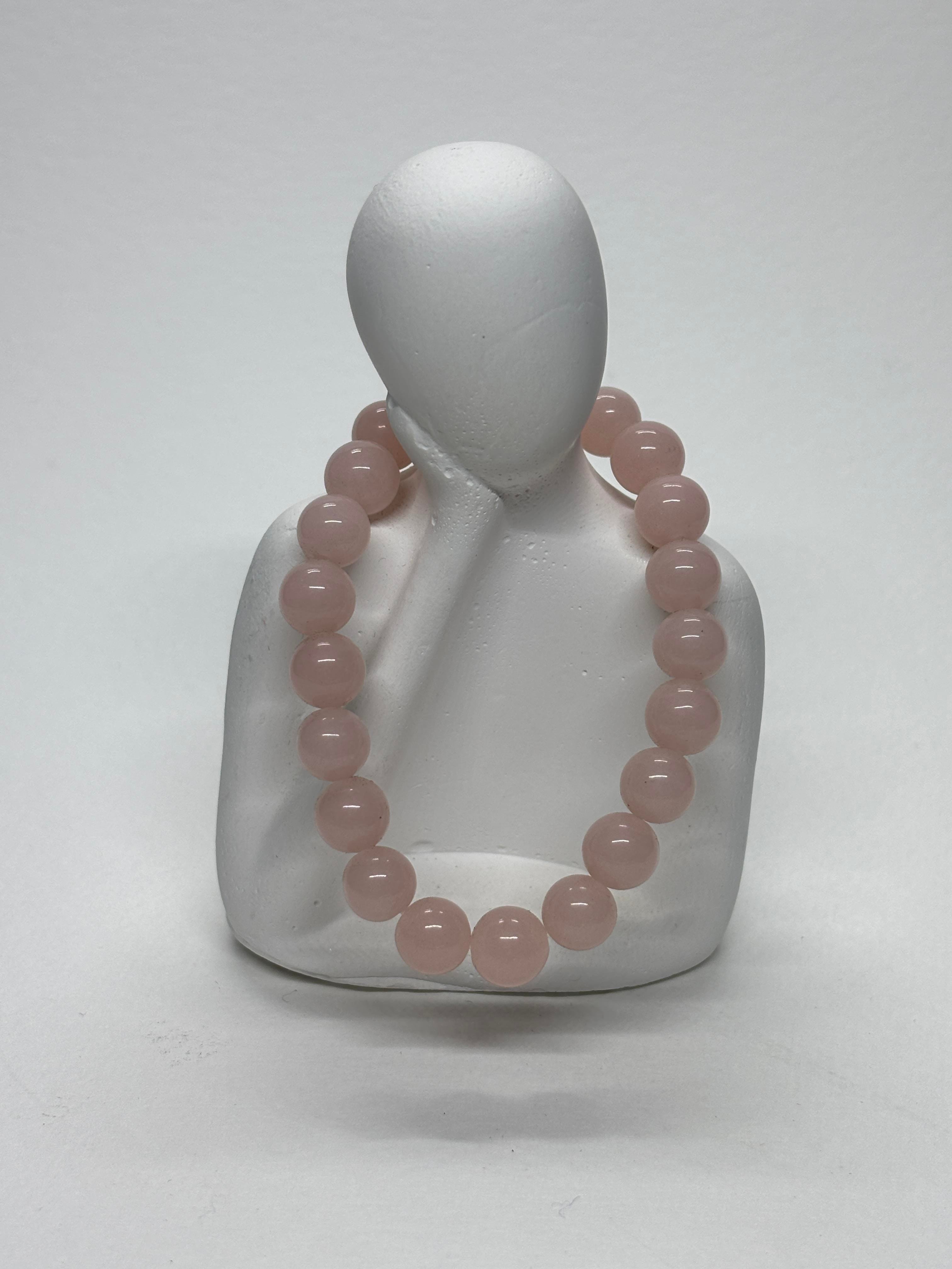PEMBE KUVARS DOĞALTAŞ BİLEKLİK