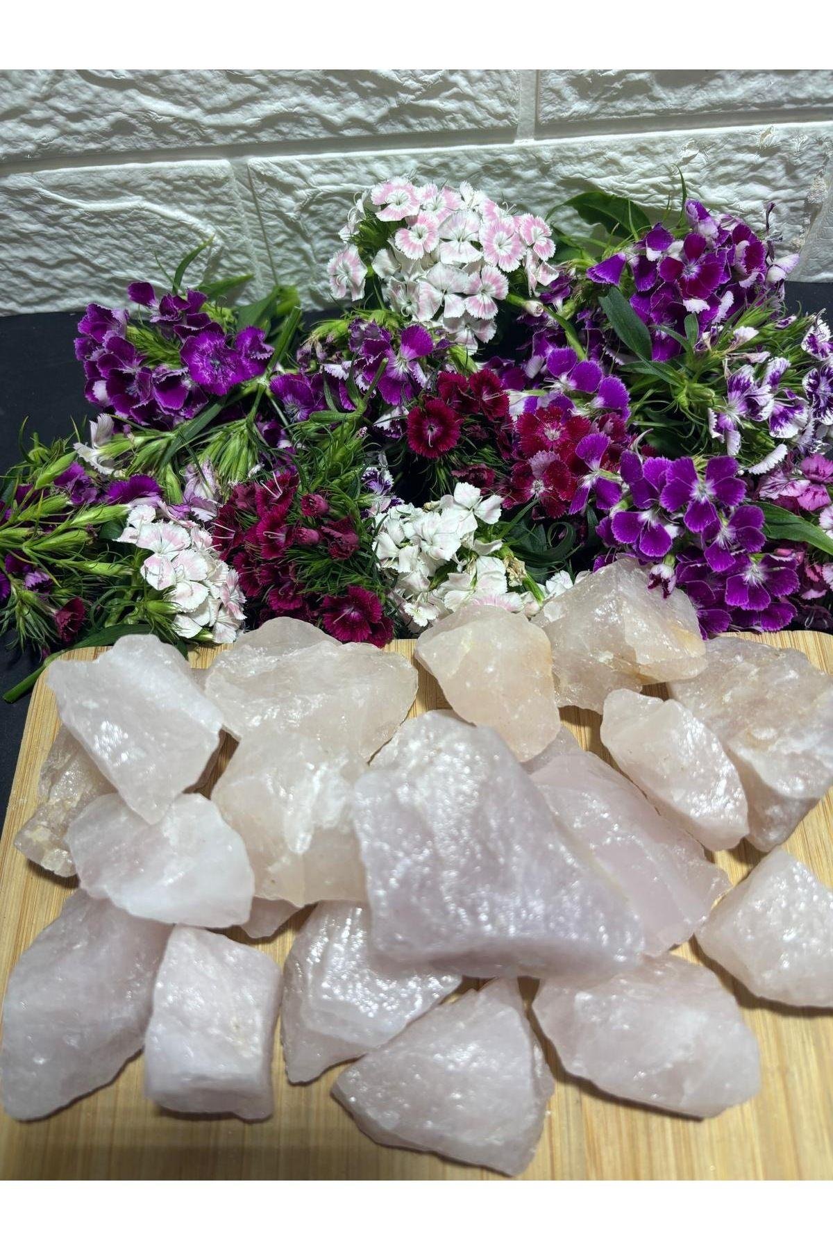 Pembe Kuvars Ham Doğaltaş