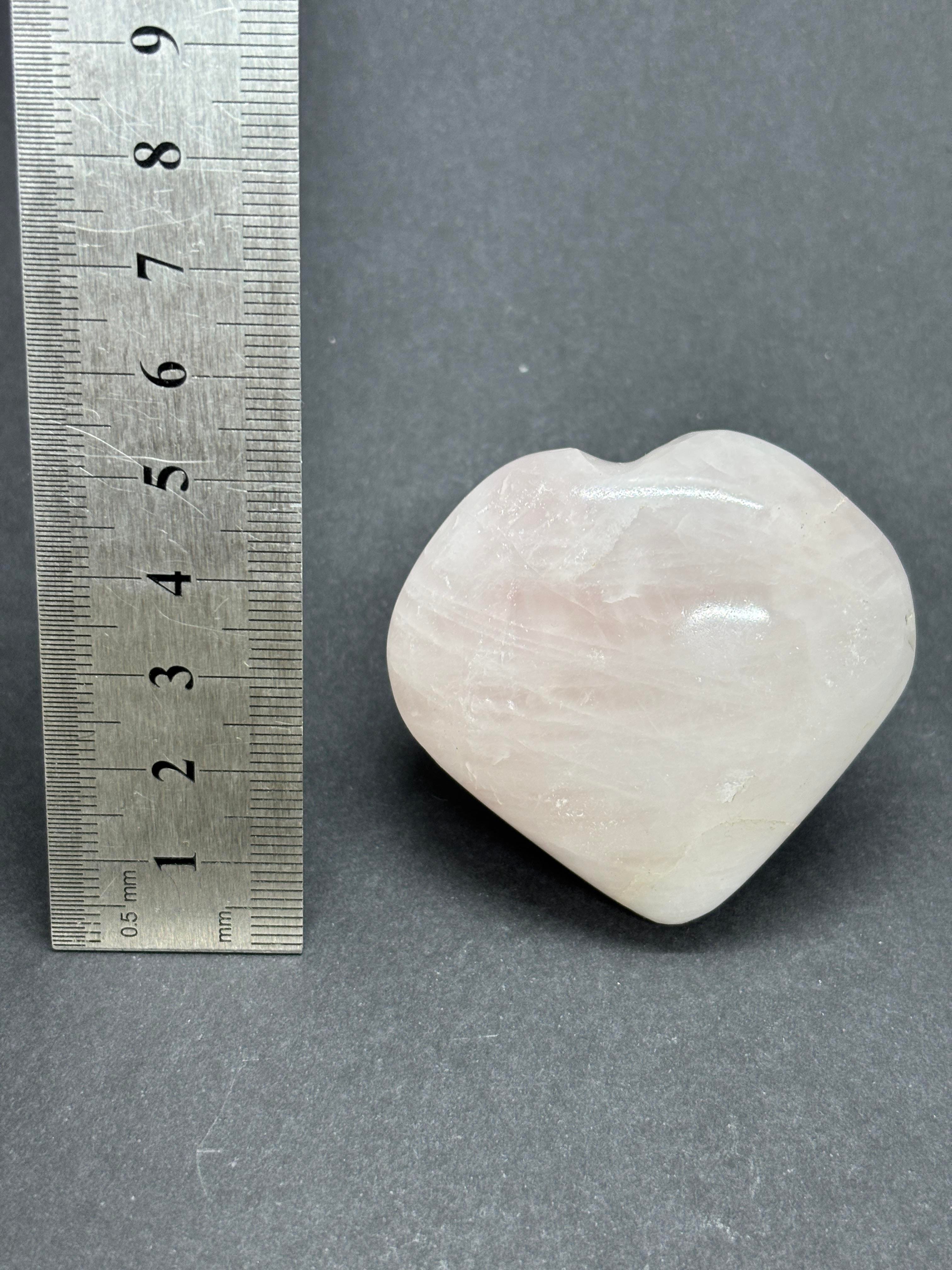 PEMBE KUVARS KALP PALMSTONE DOĞALTAŞ