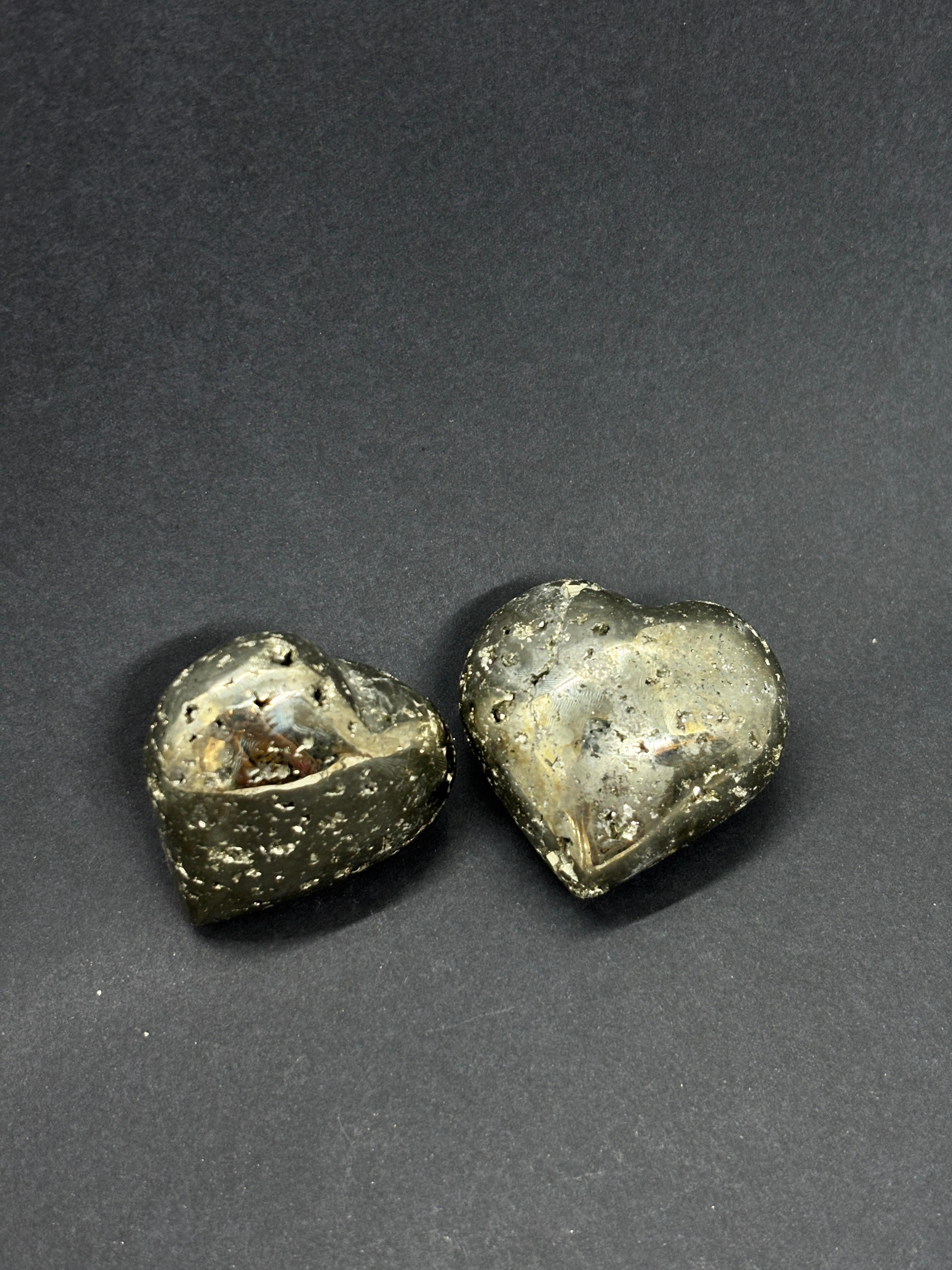 PERU PİRİT KALP PALSTONE DOĞALTAŞ(KÜÇÜK)