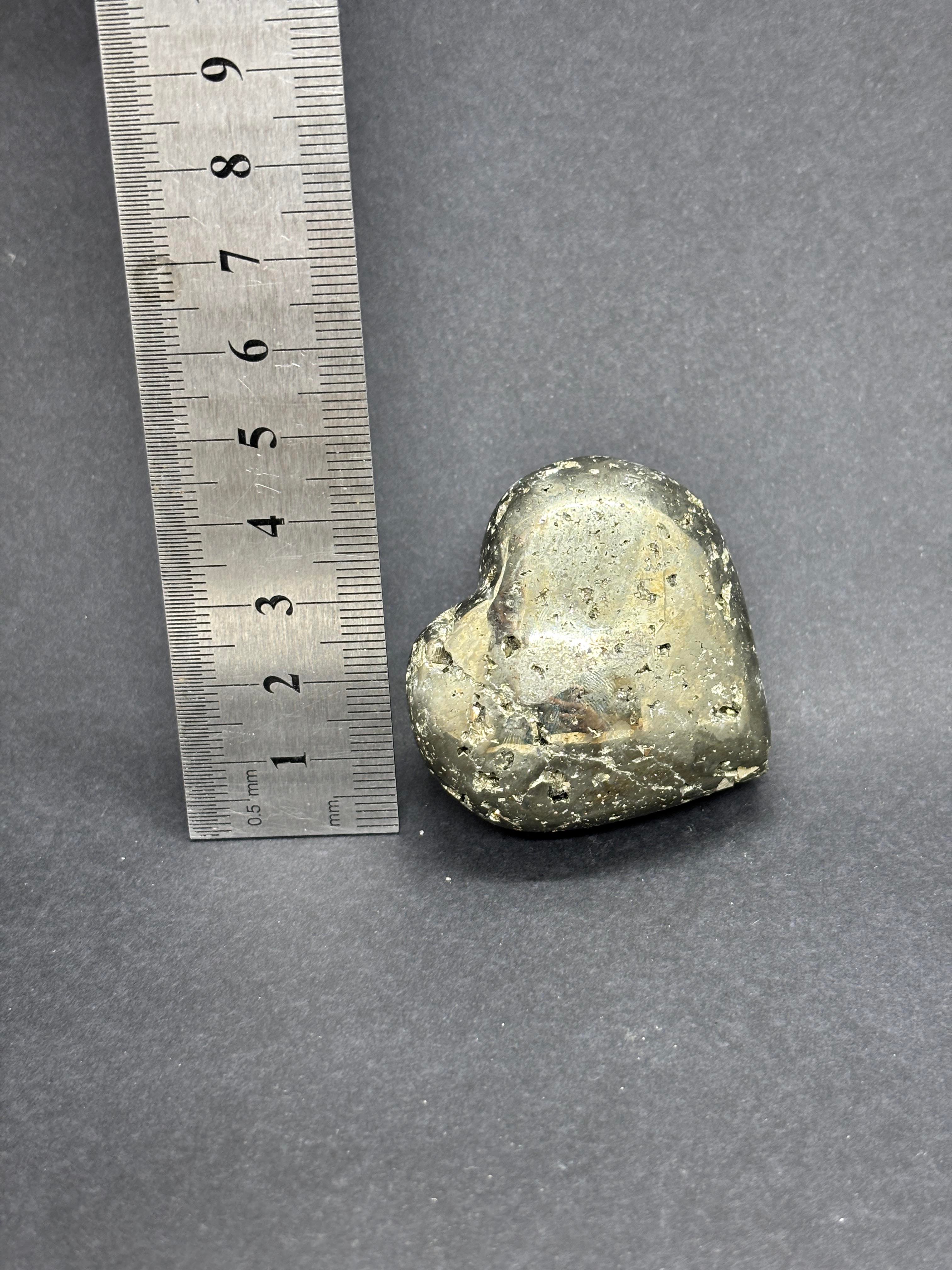 PERU PİRİT KALP PALSTONE DOĞALTAŞ(KÜÇÜK)