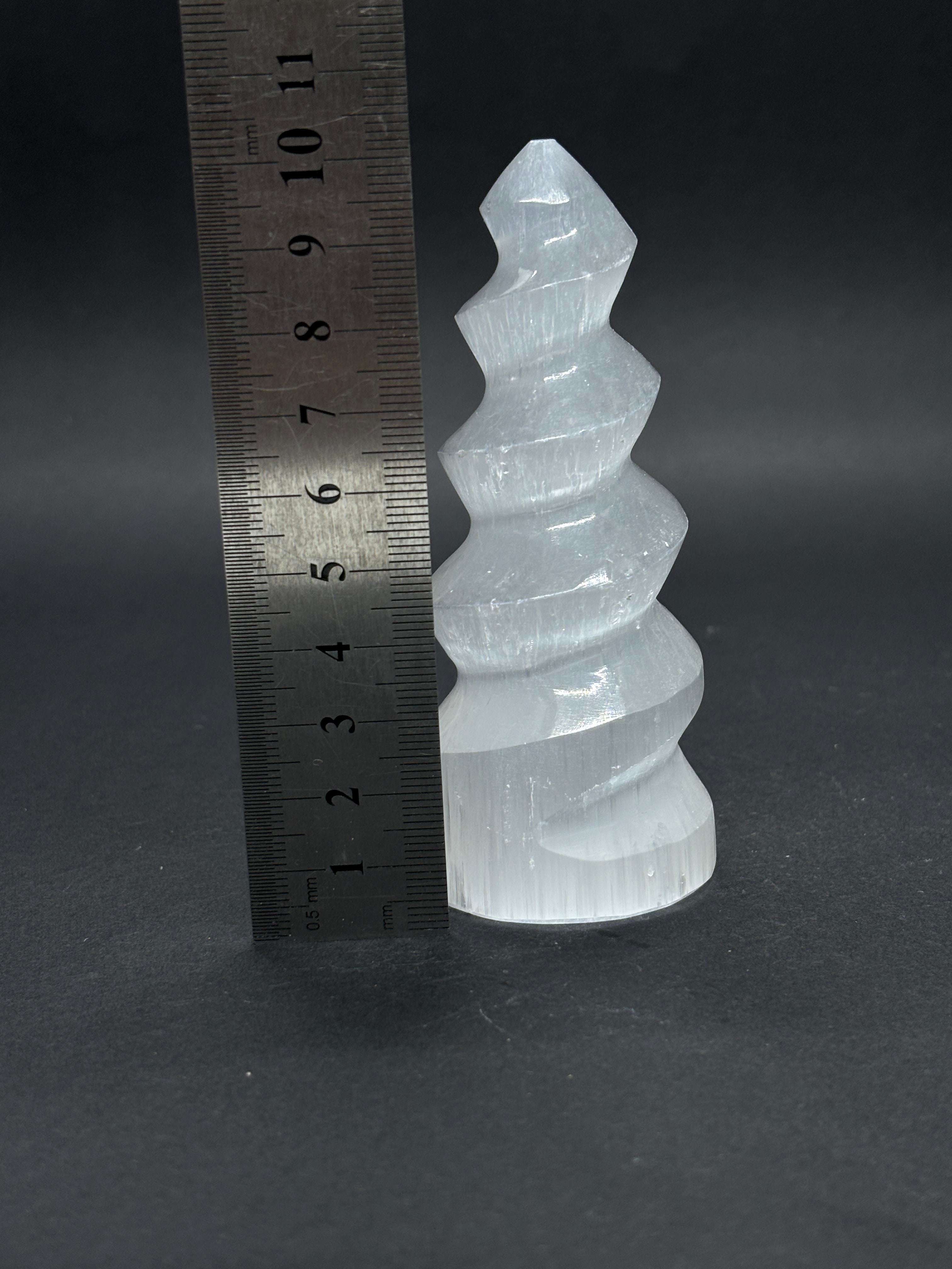 SELENİT BURGULU KULE 10CM