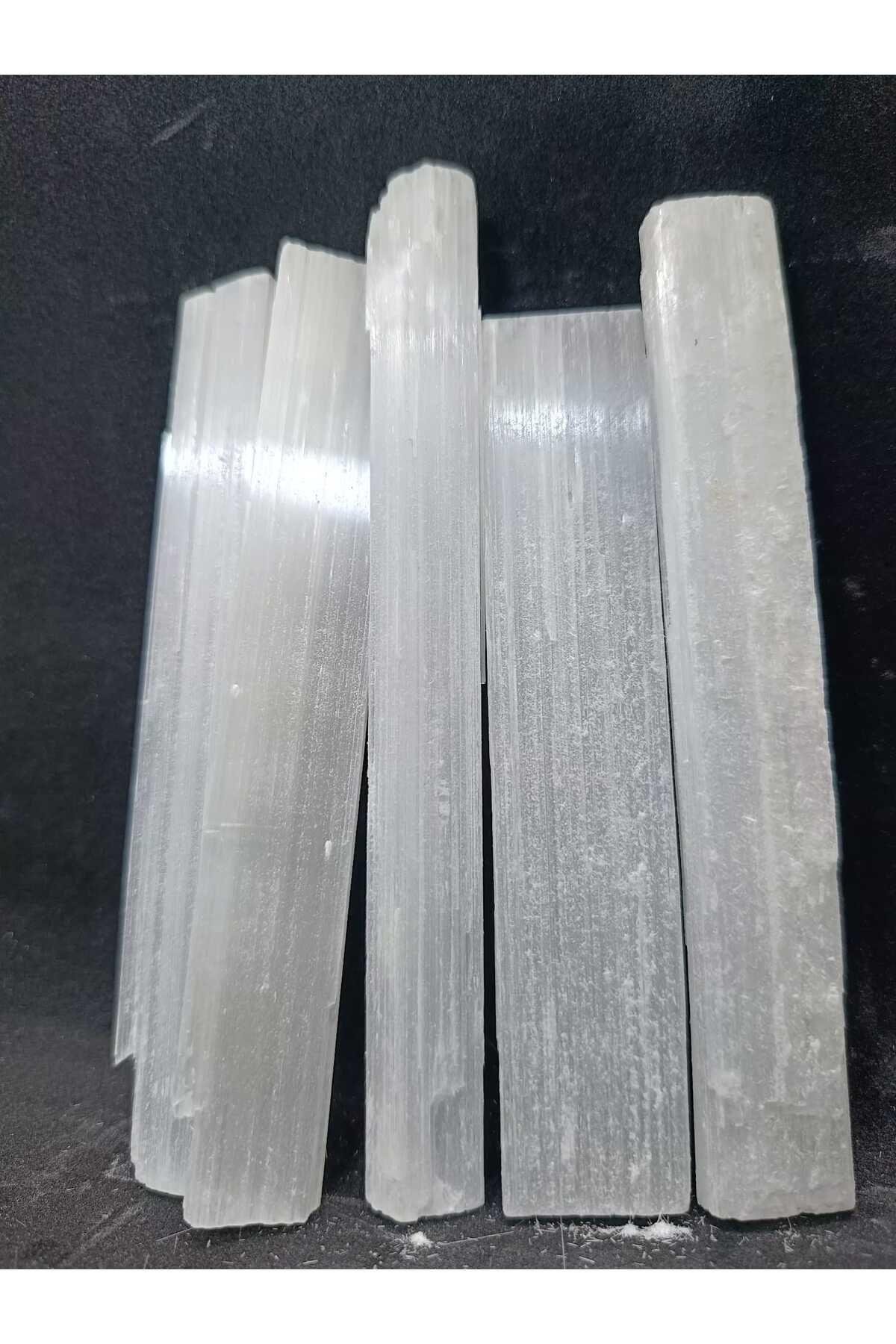 Selenit Çubuk 1 Adet Doğaltaş Kütle  25-35gr