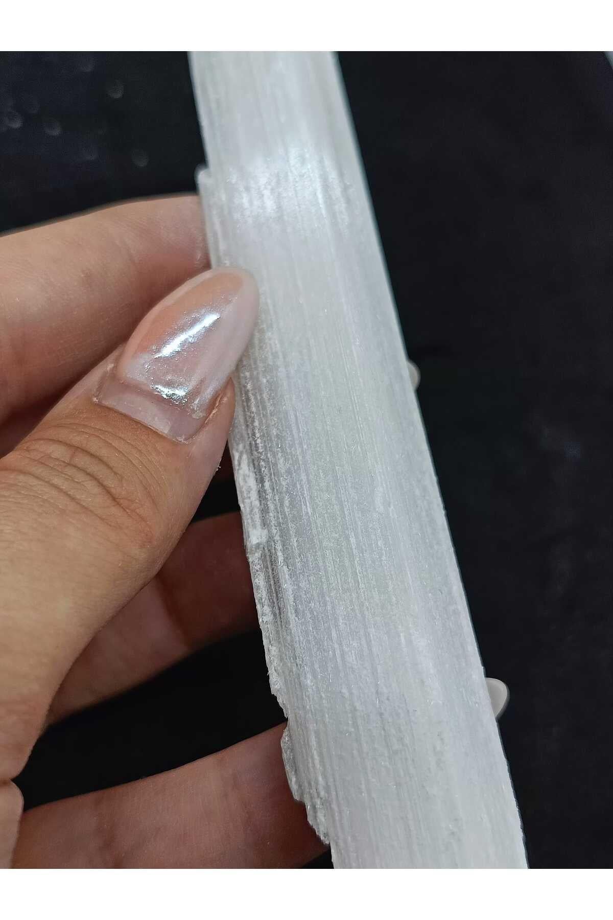 Selenit Çubuk 1 Adet Doğaltaş Kütle  50-60gr