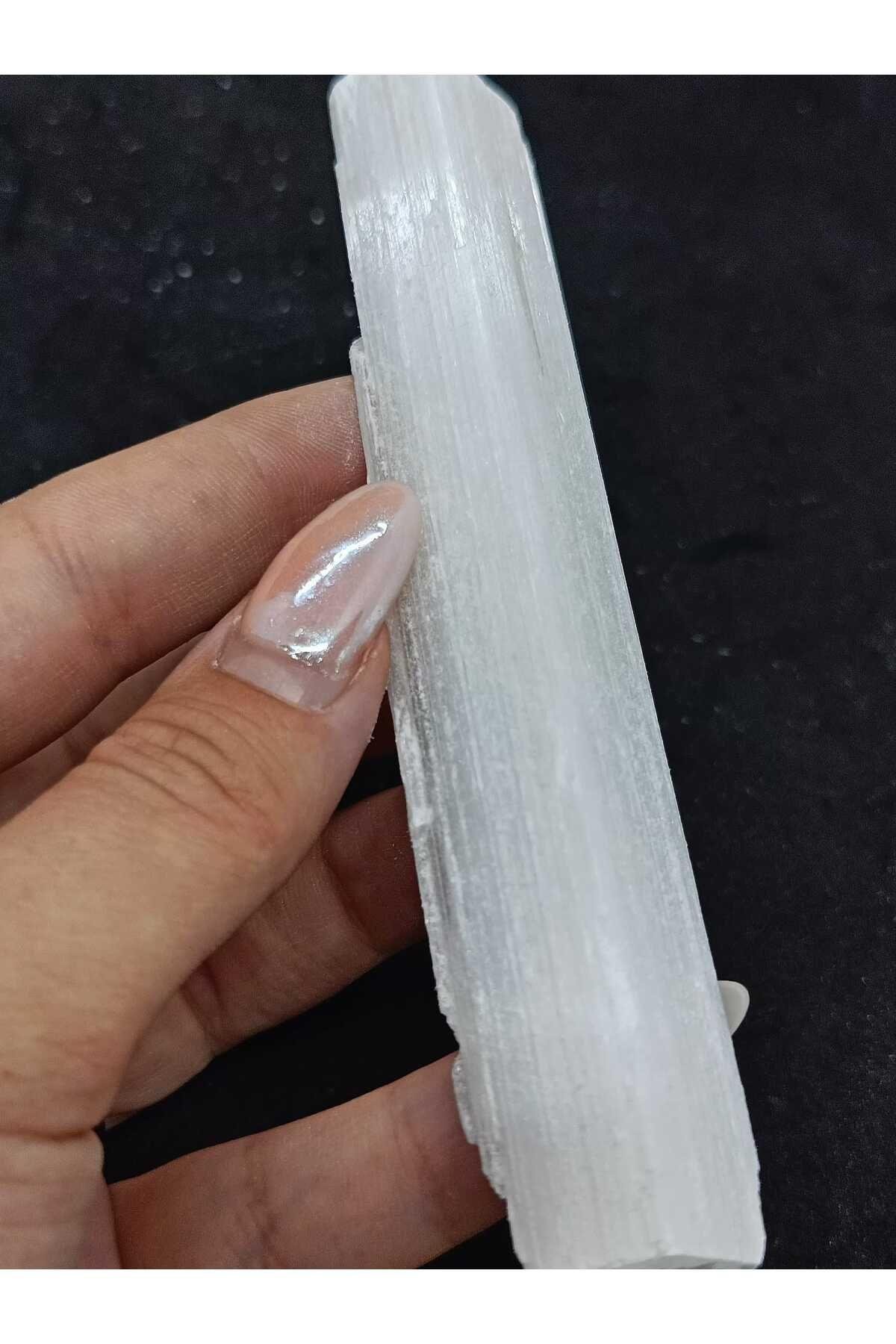 Selenit Çubuk 1 Adet Doğaltaş Kütle  60-70gr