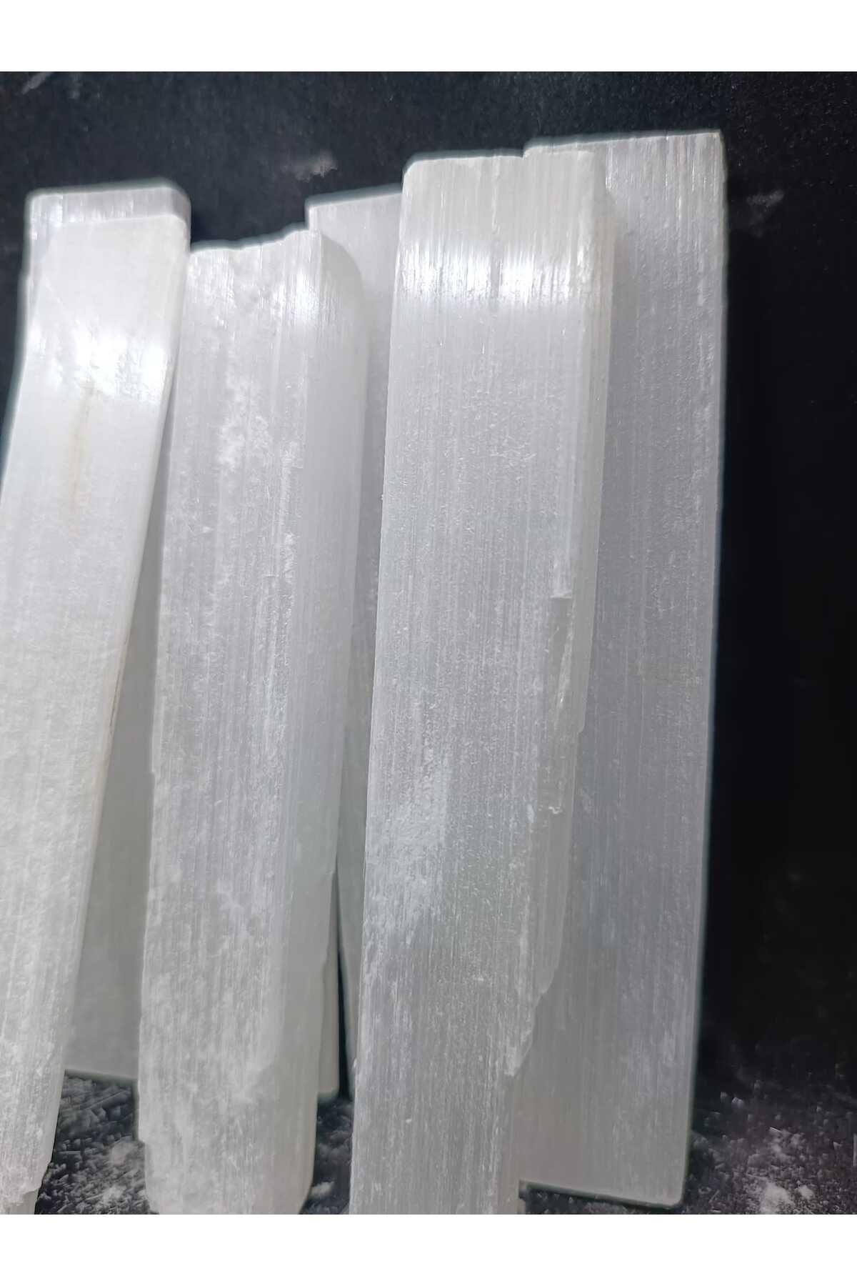 Selenit Çubuk 1 Adet Doğaltaş Kütle  60-70gr