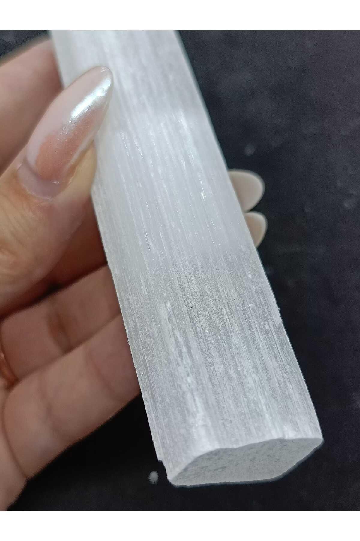 Selenit Çubuk 1 Adet Doğaltaş Kütle  70-80gr