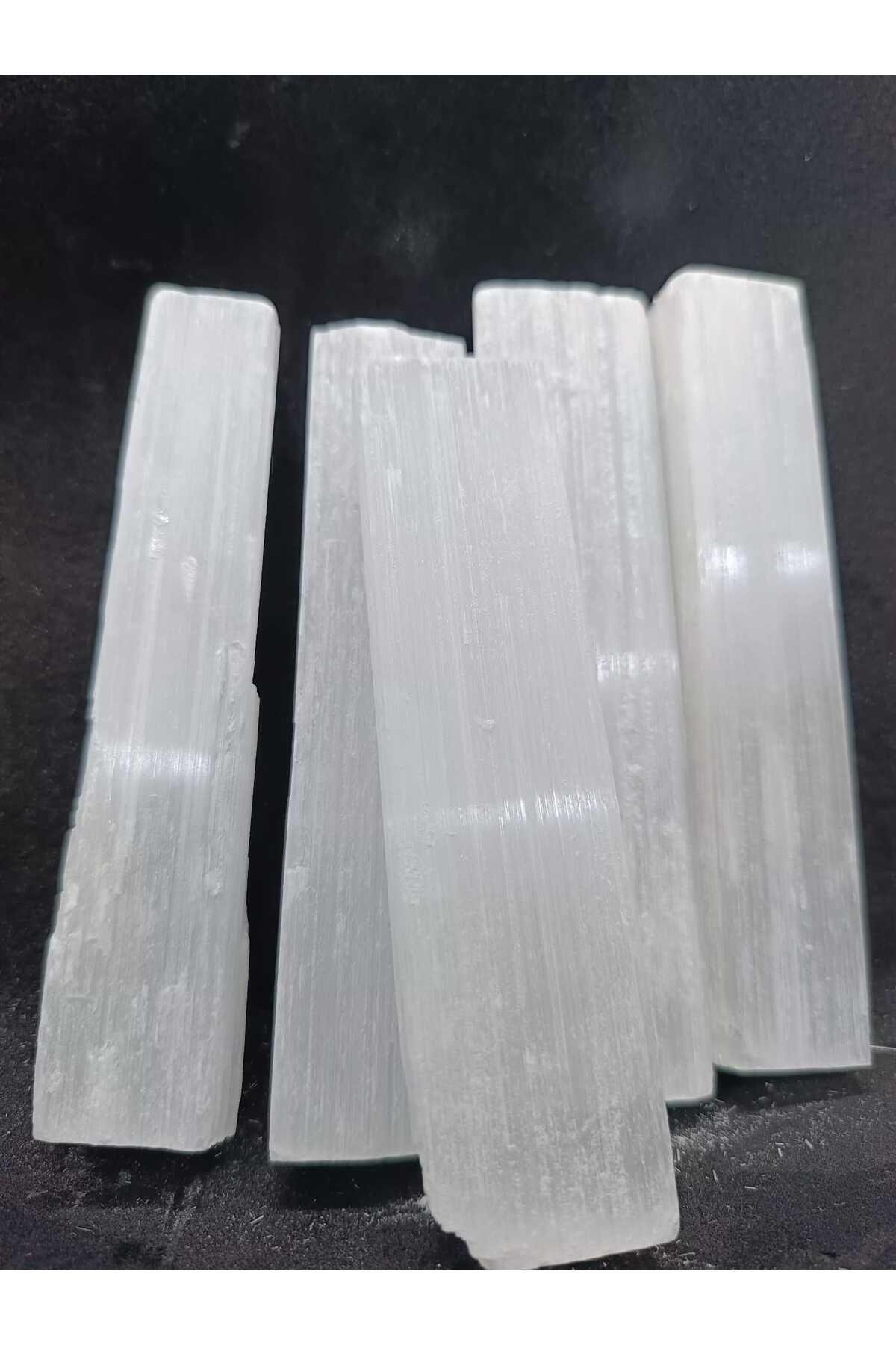Selenit Çubuk 1 Adet Doğaltaş Kütle  80-90gr