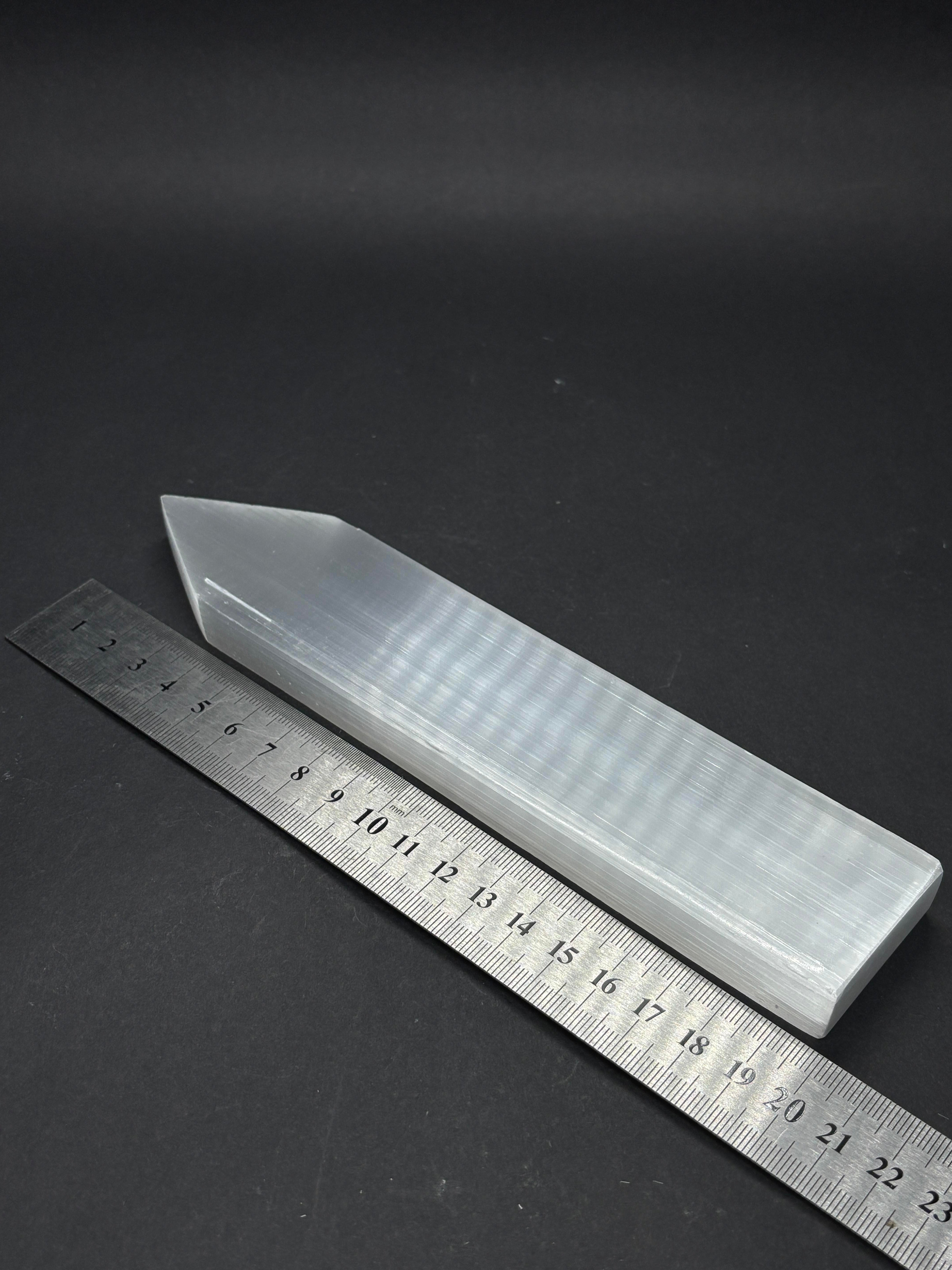 SELENİT DOĞALTAŞ FLAT KULE  20 CM