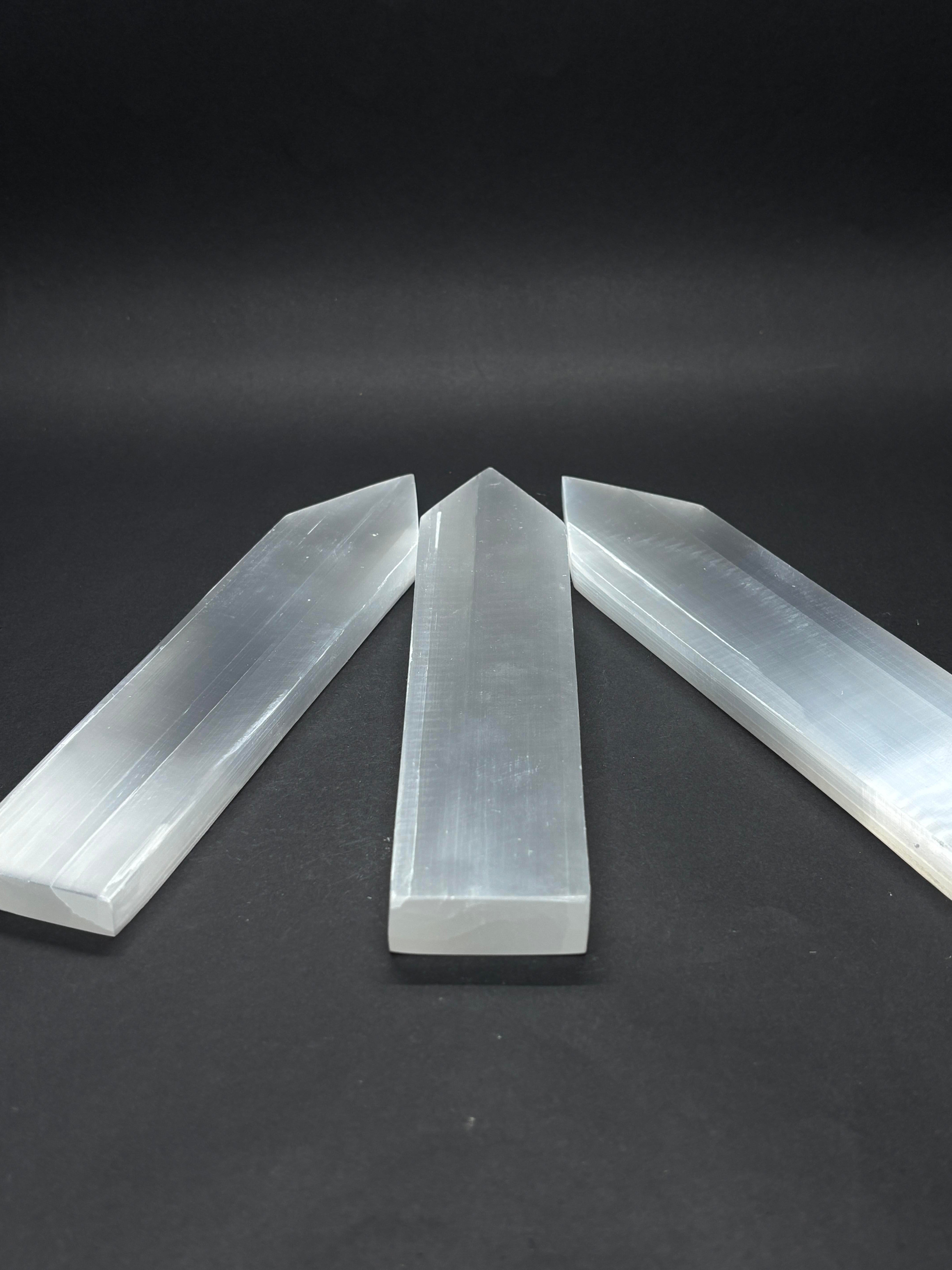 SELENİT DOĞALTAŞ FLAT KULE  20 CM