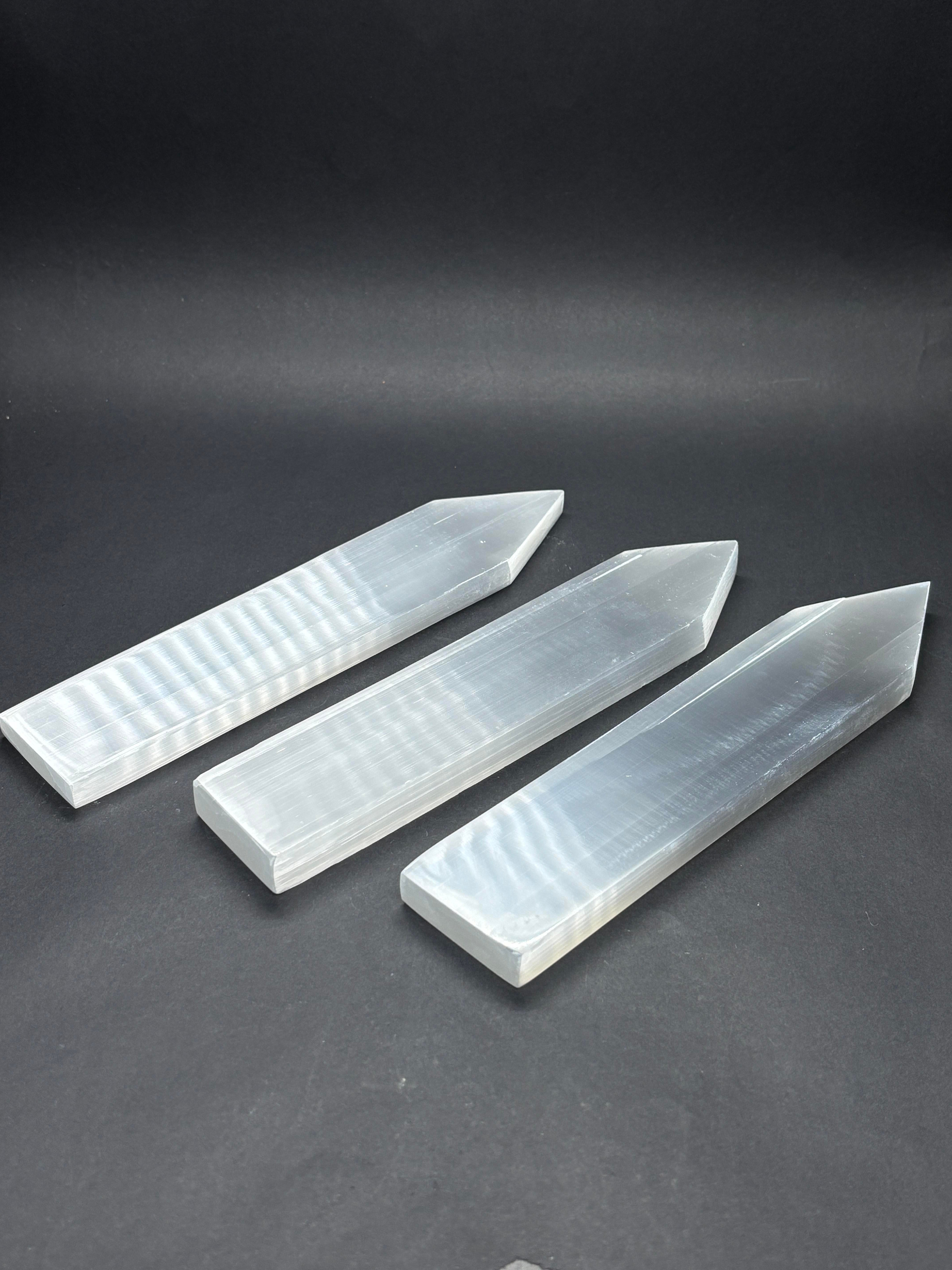 SELENİT DOĞALTAŞ FLAT KULE  20 CM