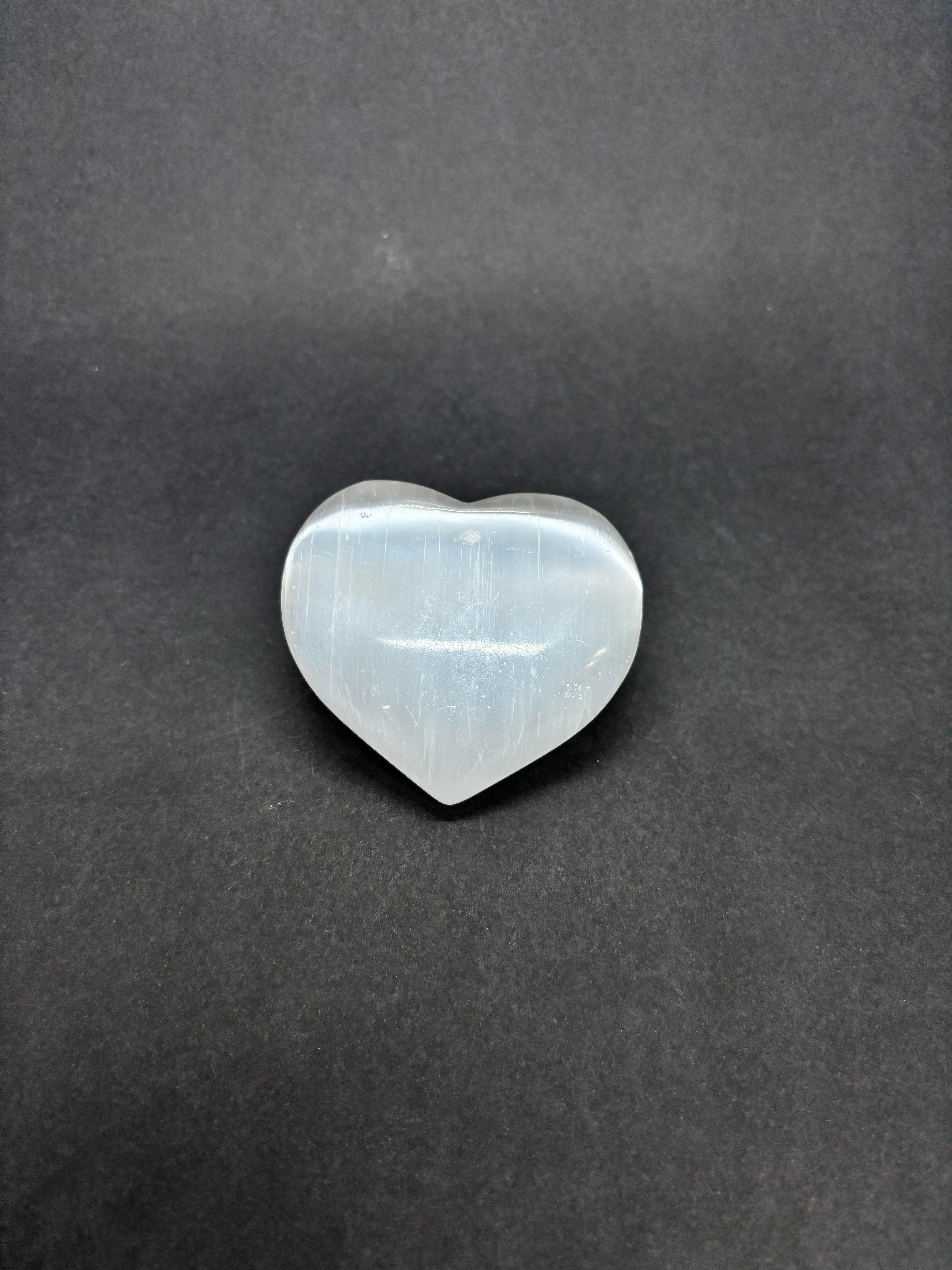 SELENİT KALP PALMSTONE DOĞALTAŞ