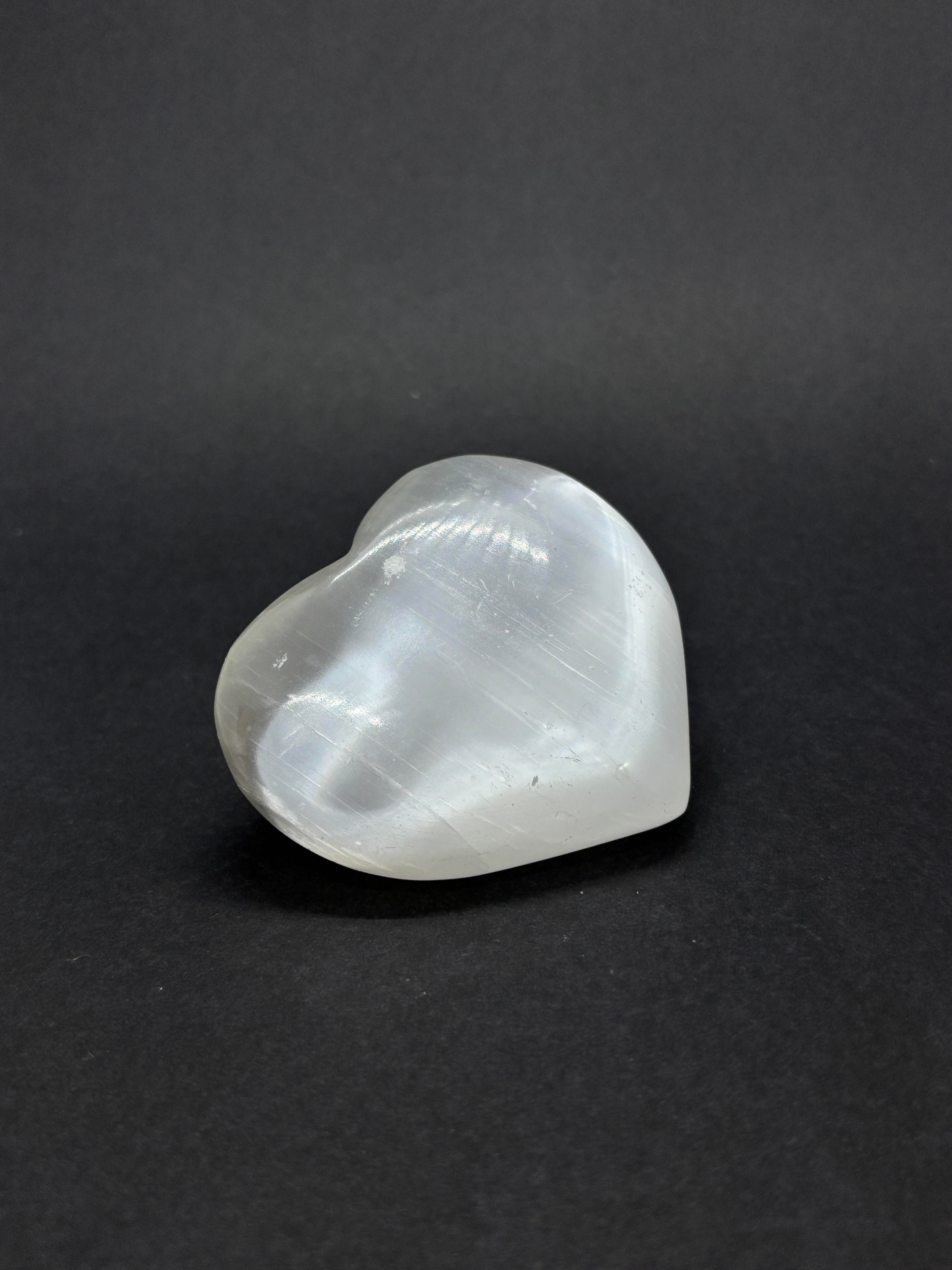 SELENİT KALP PALMSTONE DOĞALTAŞ