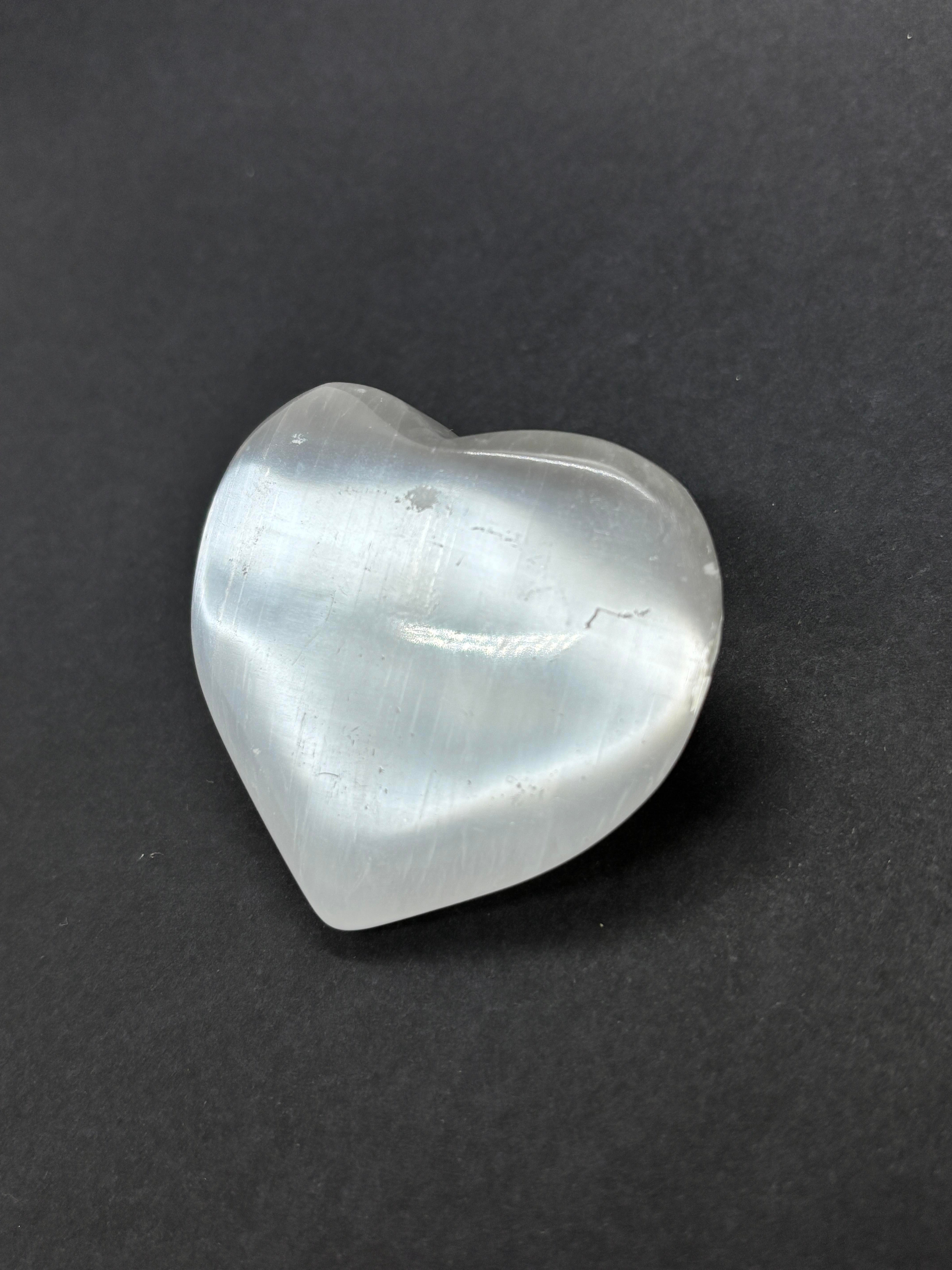 SELENİT KALP PALMSTONE DOĞALTAŞ