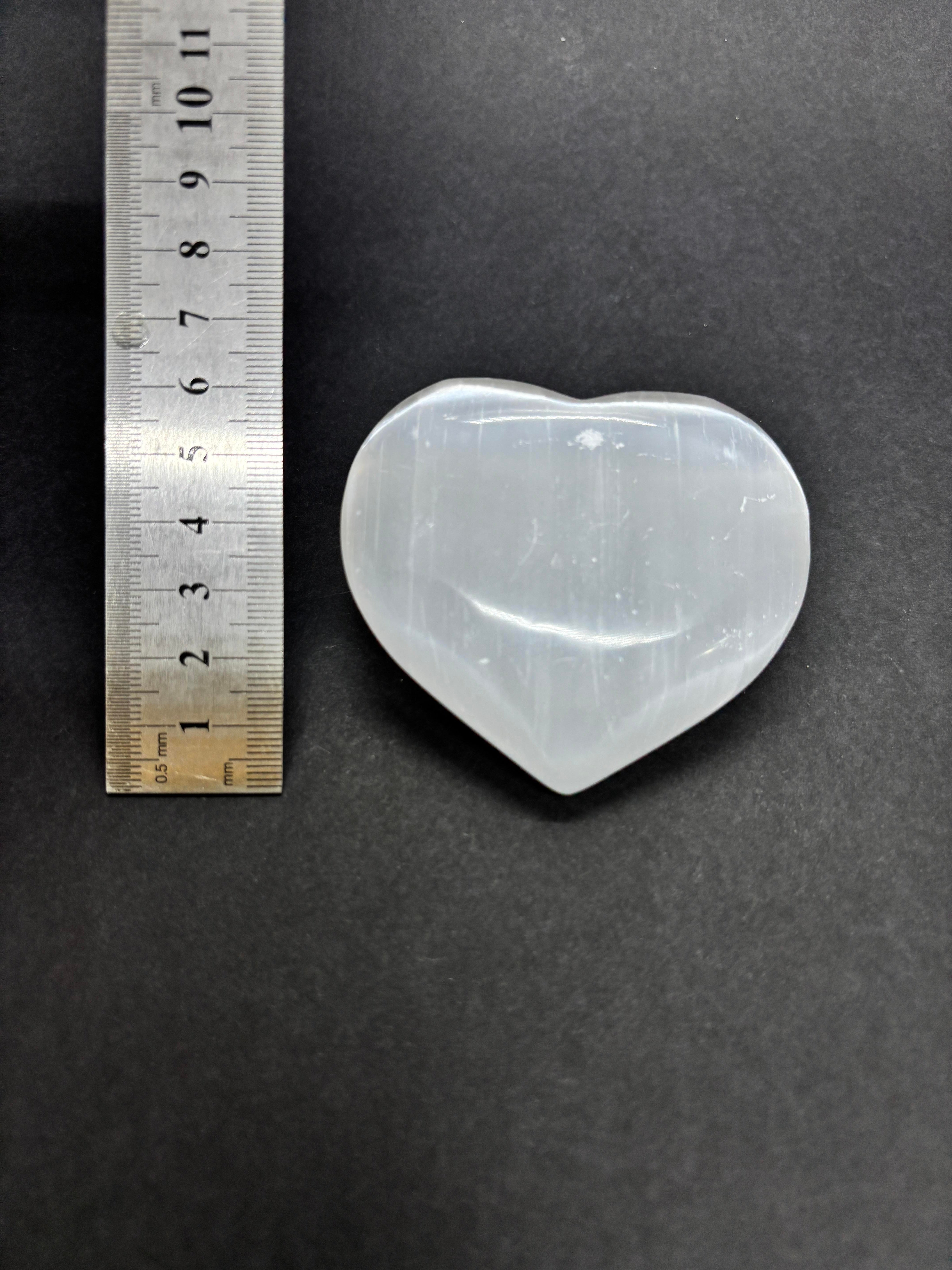 SELENİT KALP PALMSTONE DOĞALTAŞ