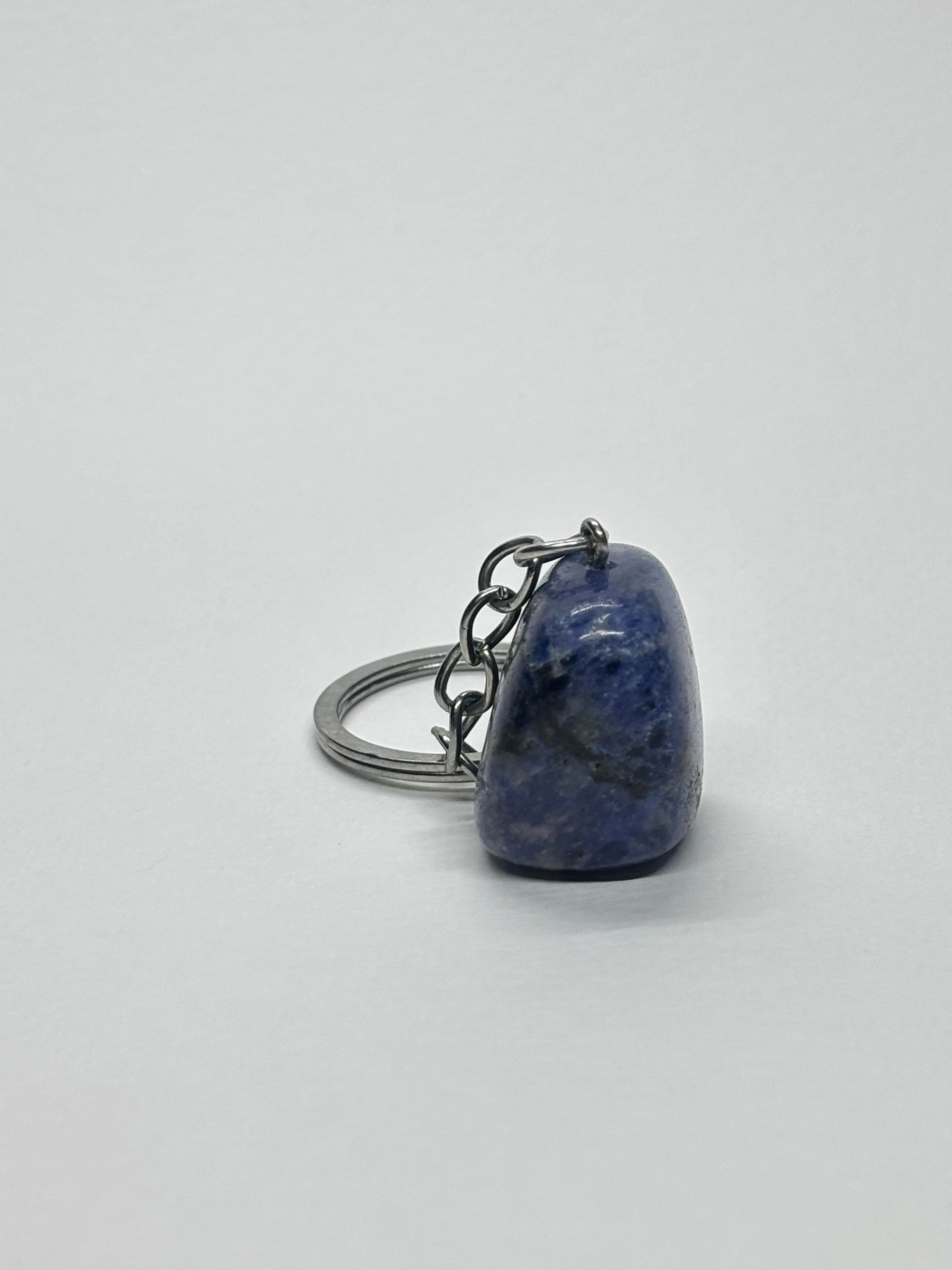 SODALİT DOĞALTAŞ ANAHTARLIK CHARM