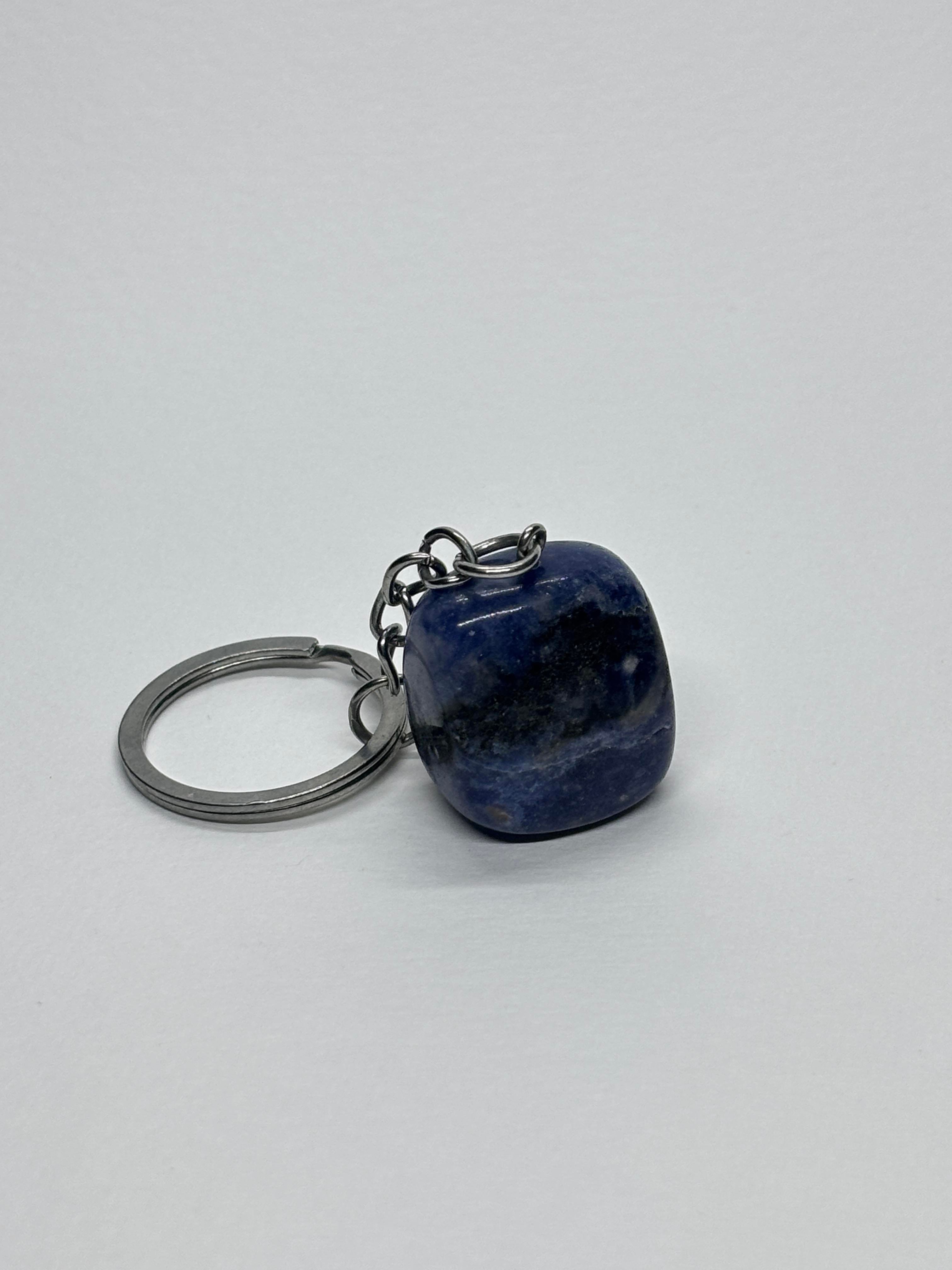 SODALİT DOĞALTAŞ ANAHTARLIK CHARM