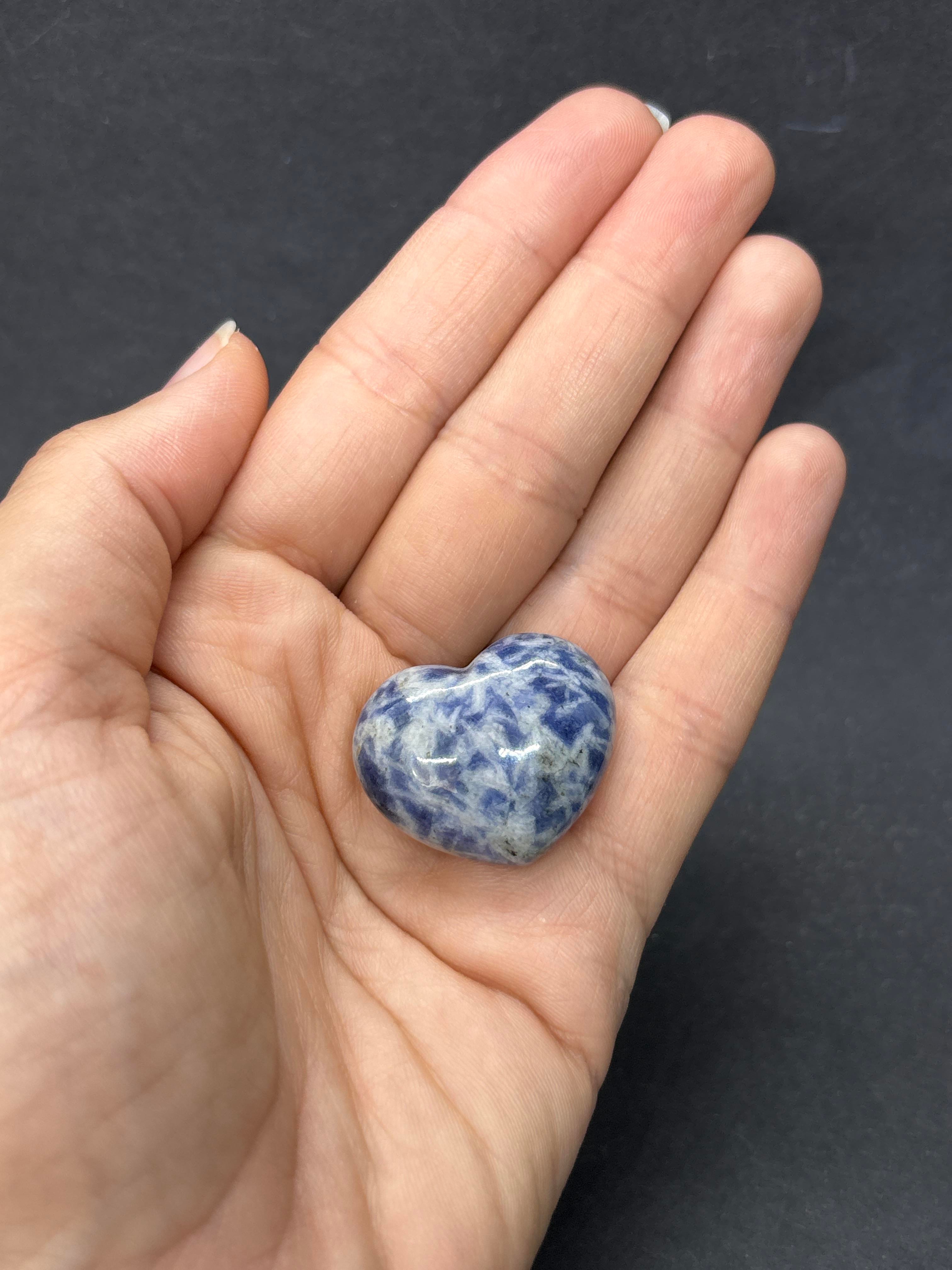 SODALİT KALP PALMSTONE DOĞALTAŞ