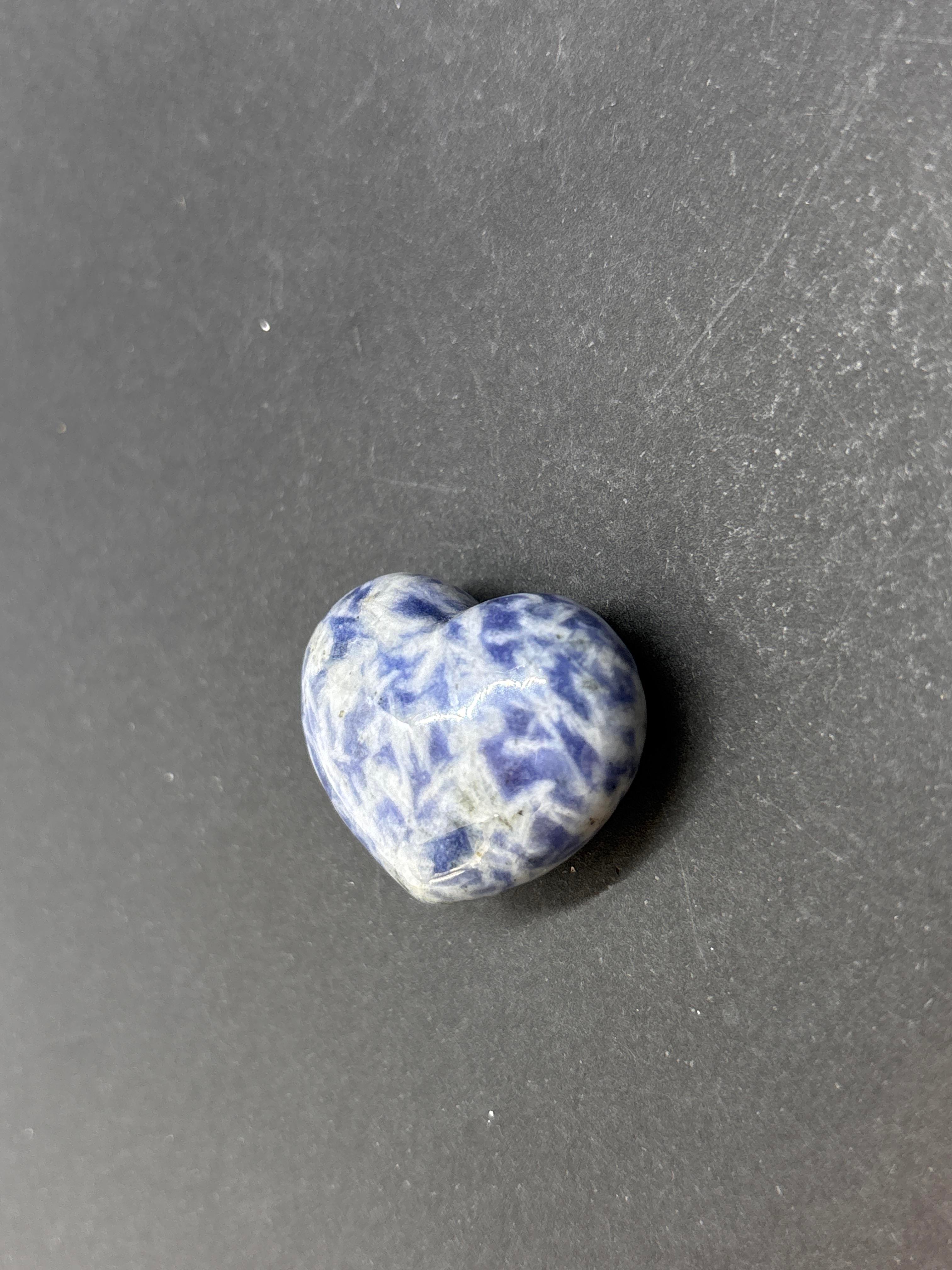 SODALİT KALP PALMSTONE DOĞALTAŞ